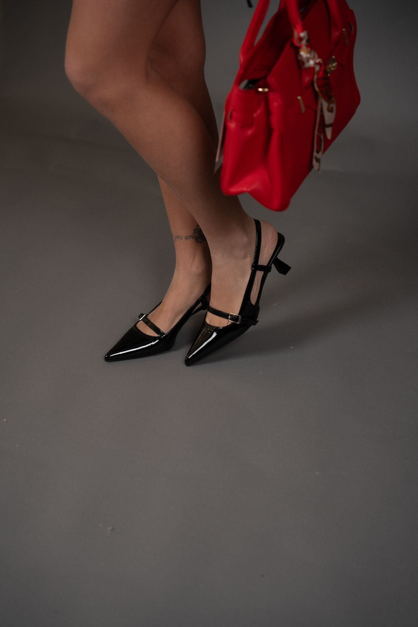 Décolleté kesya nero lucido