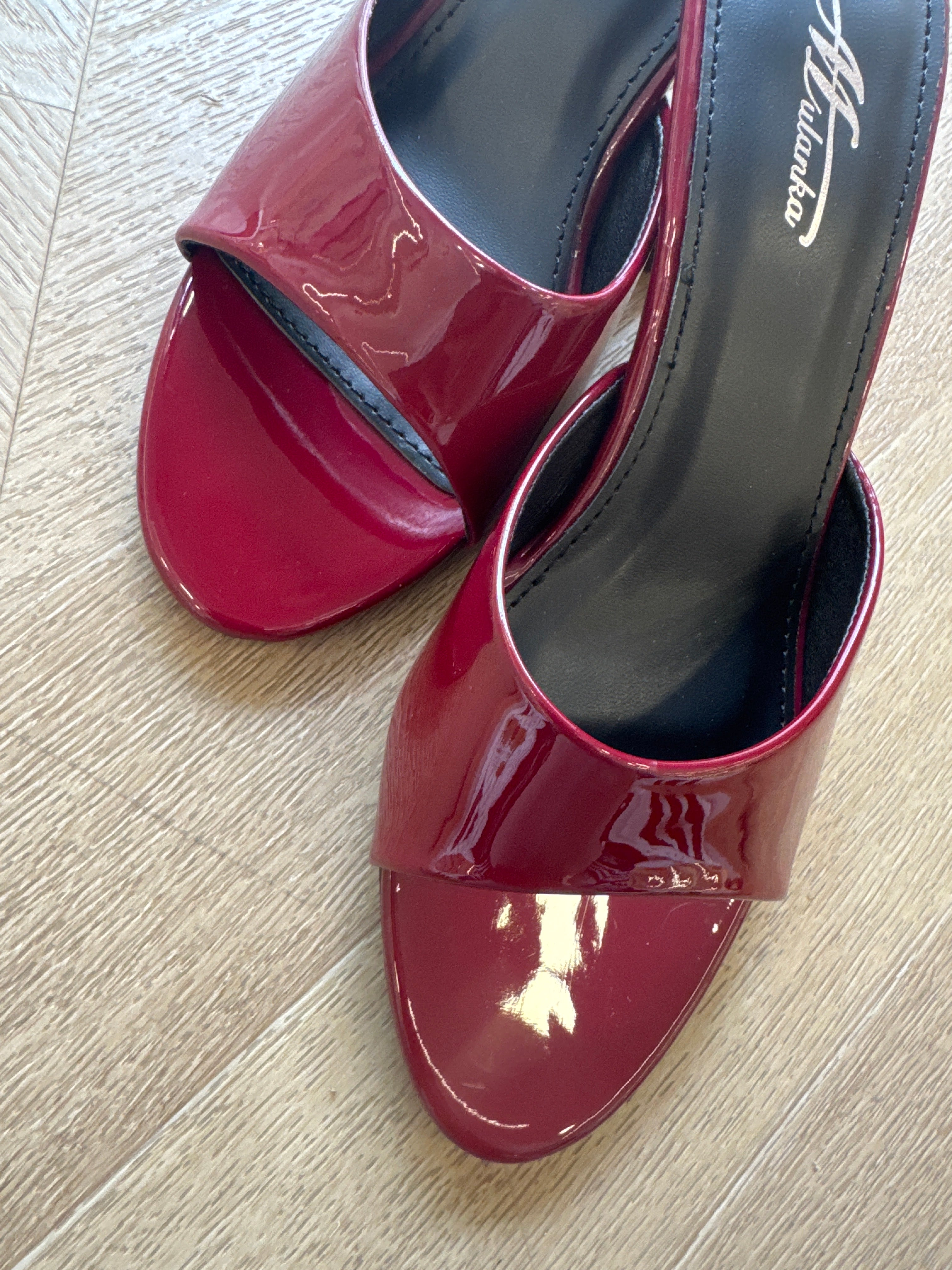 Sabot Samba lucido bordeaux