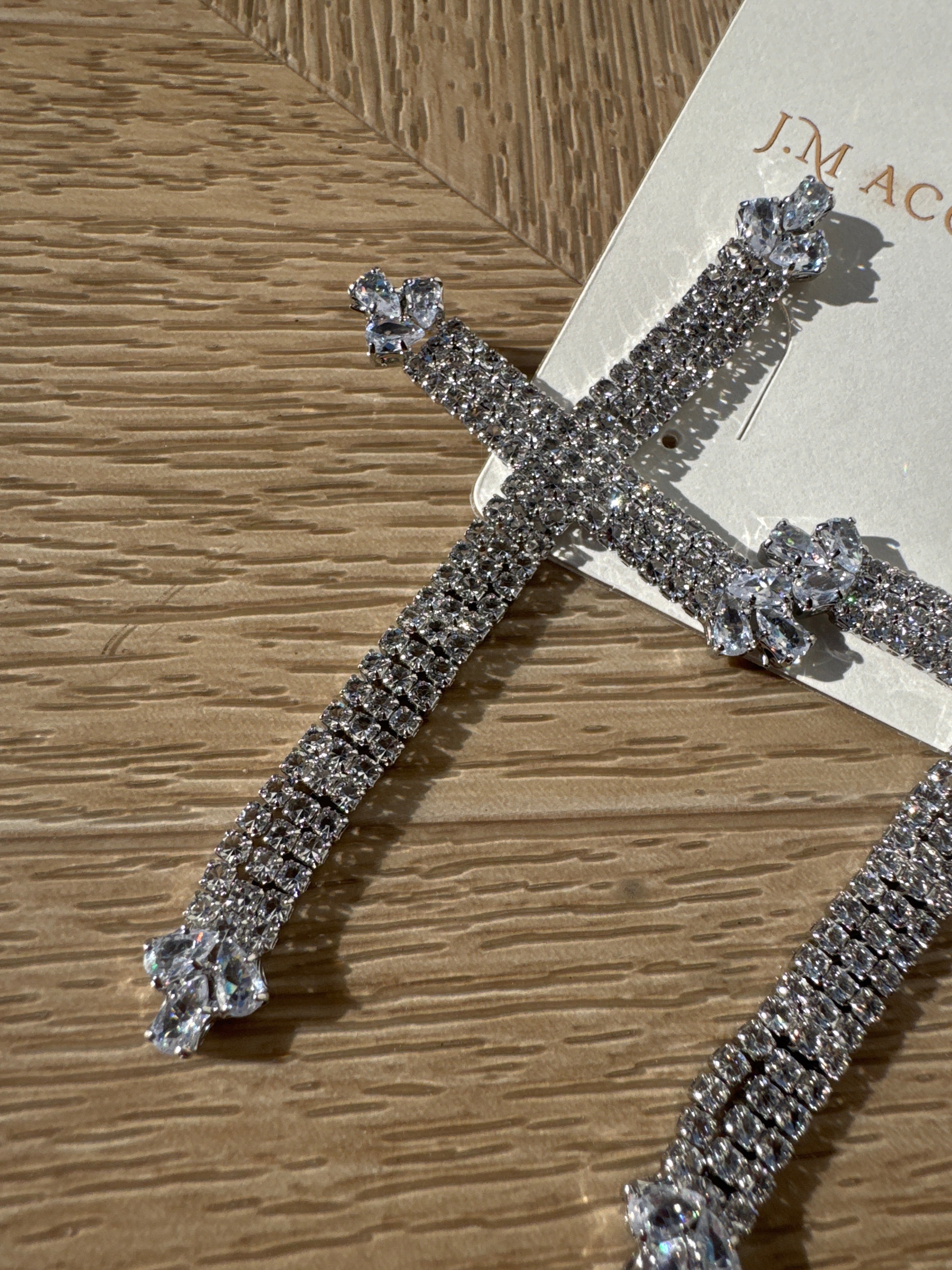 Orecchini croce argento