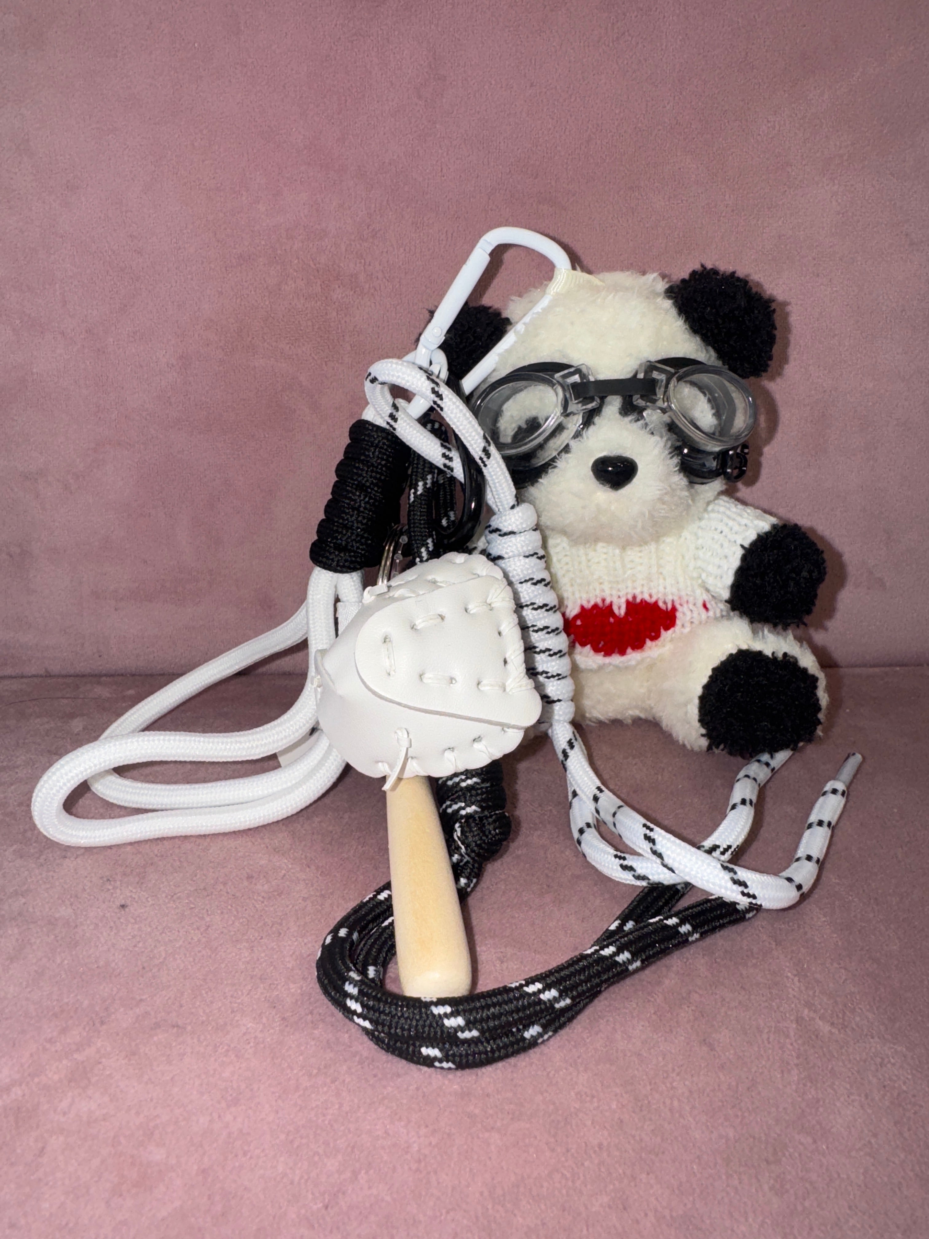 Charm Panda bianco