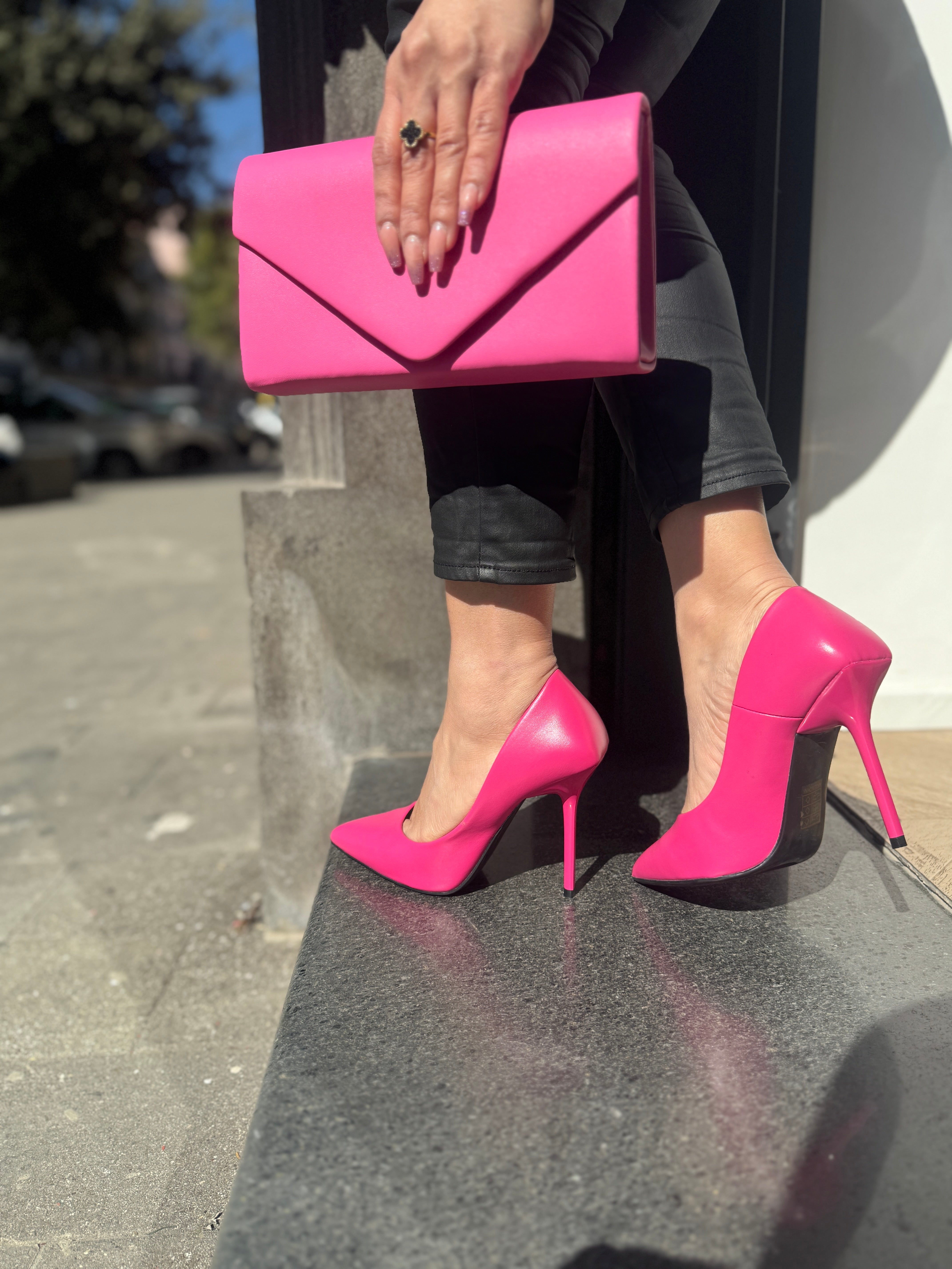 Décolleté Alessia fucsia