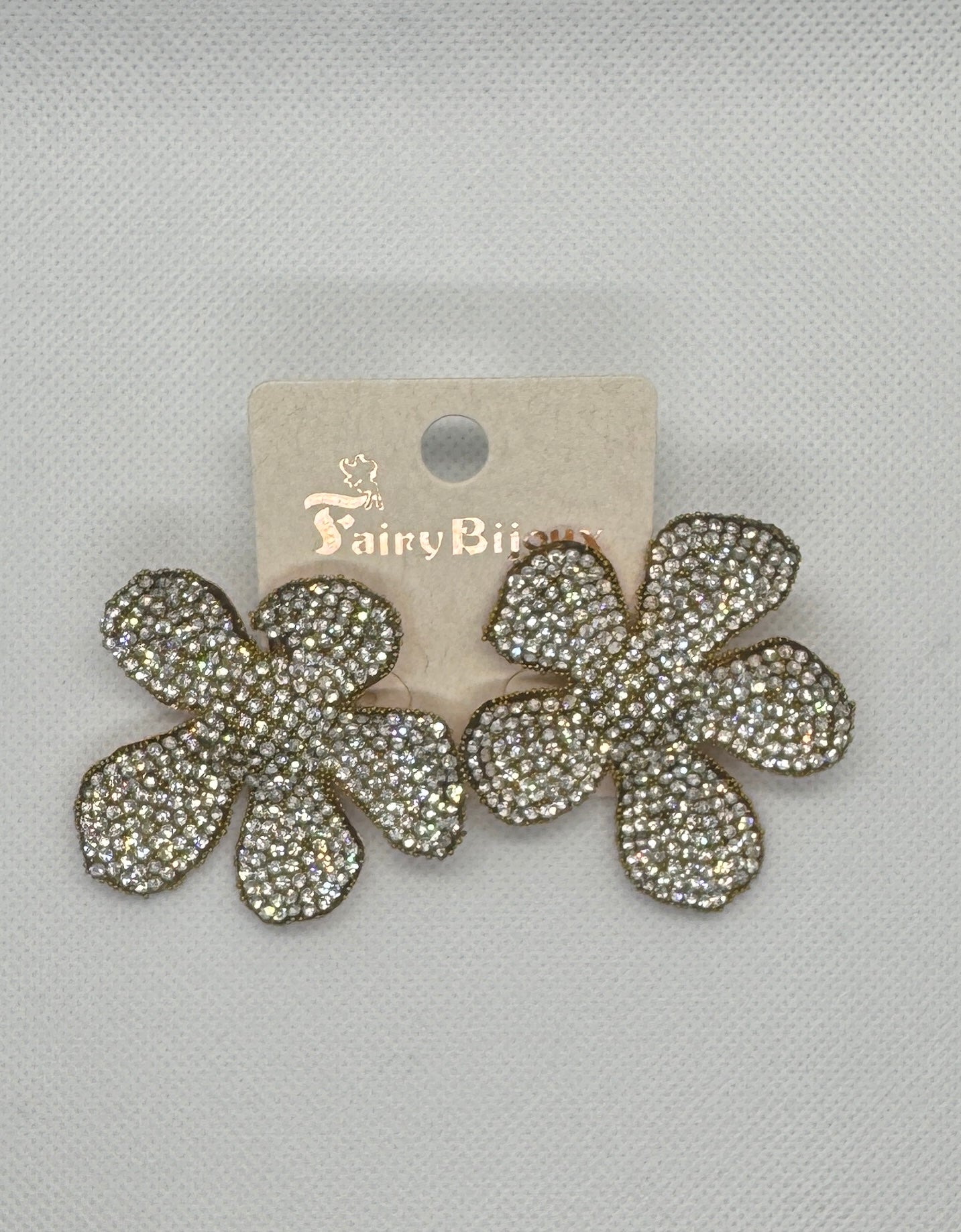 Orecchini fiore gold