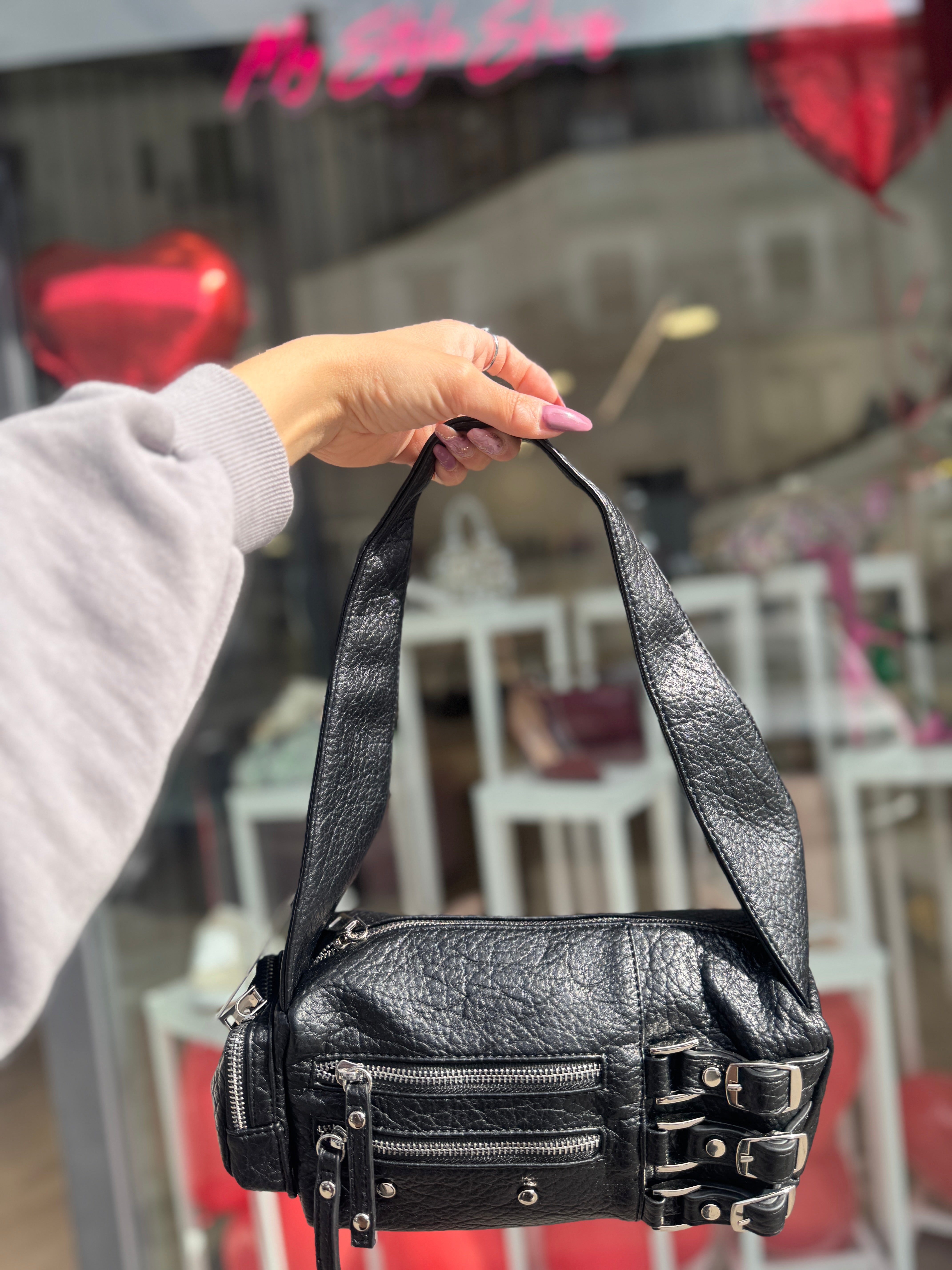 Borsa rock nera