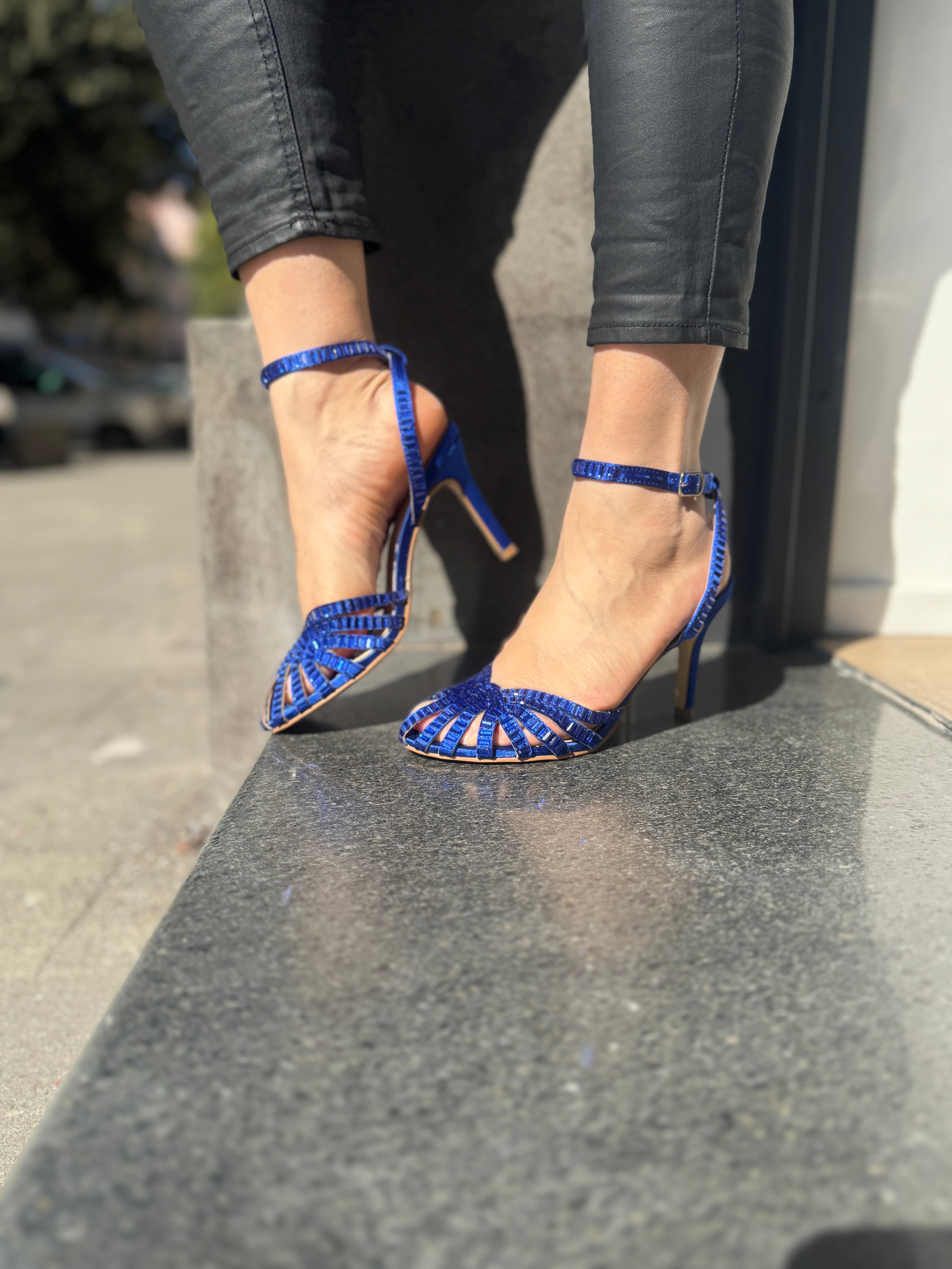 Sandalo Stefany blu