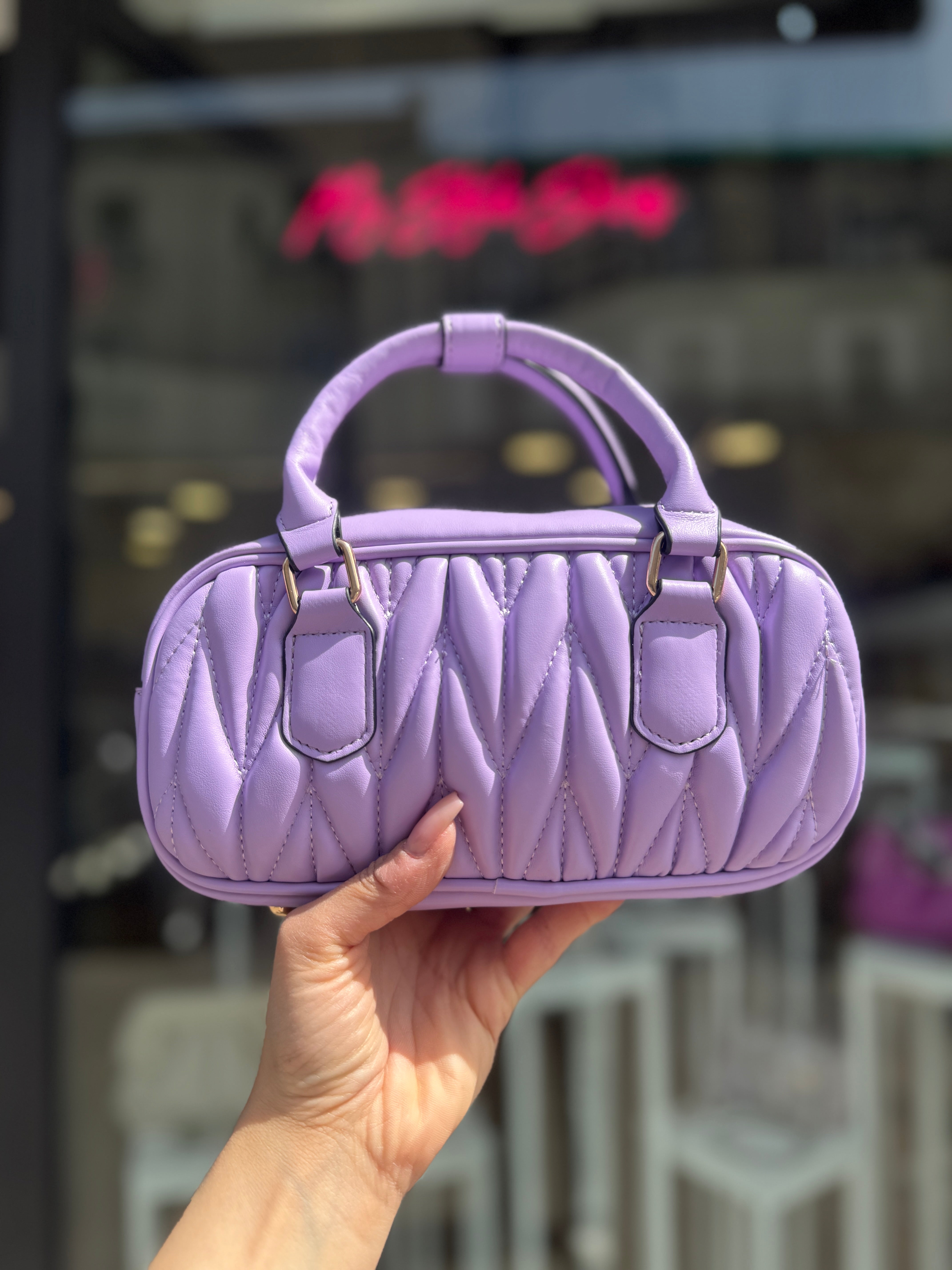 Borsa mini Vittoria lilla