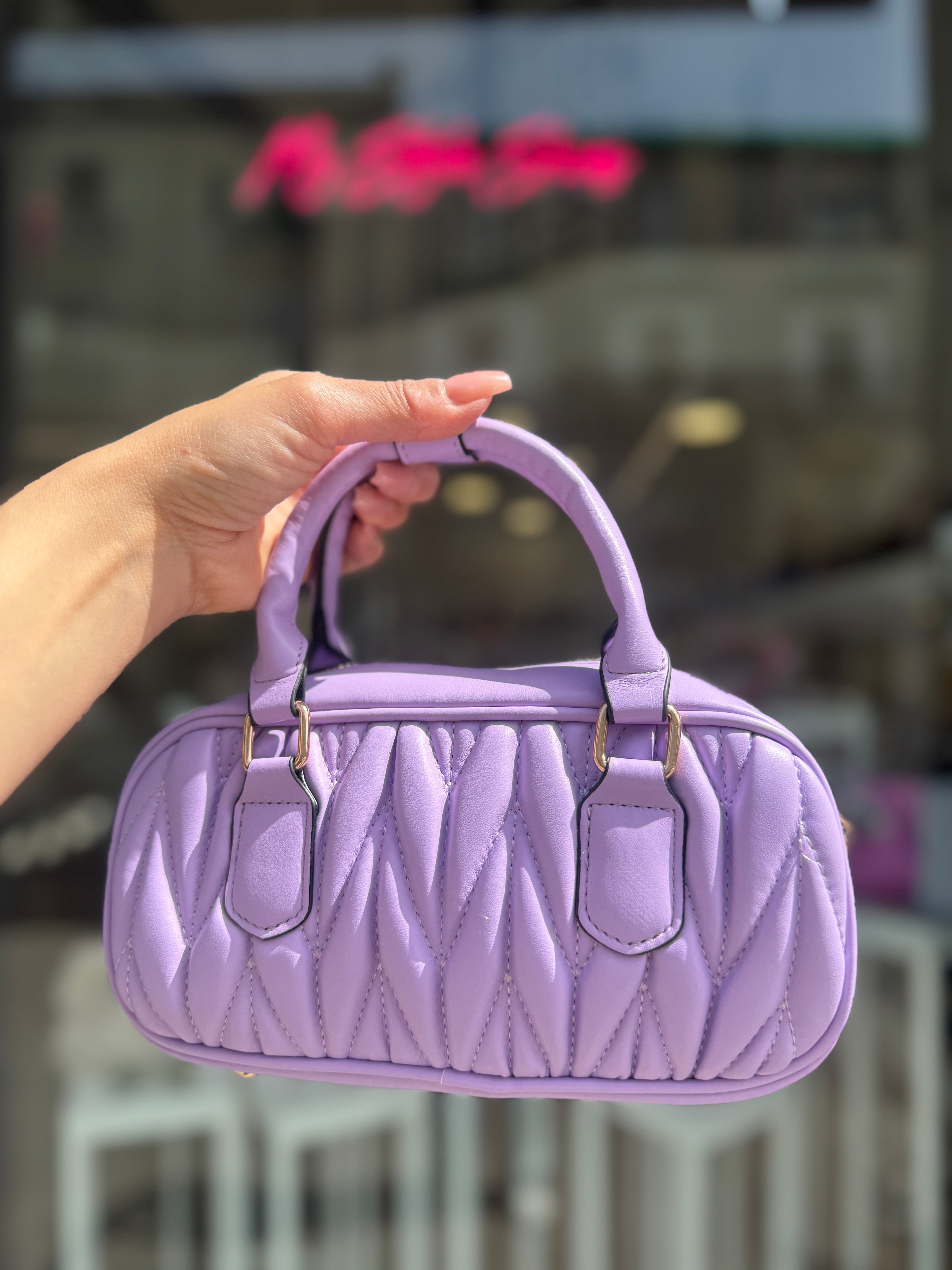 Borsa mini Vittoria lilla