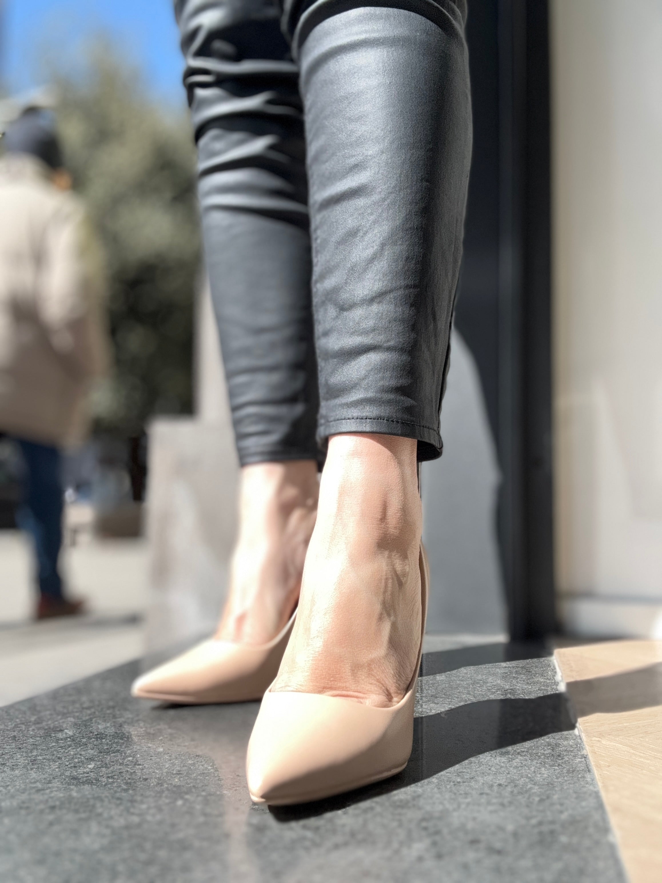 Décolleté basic alto nude