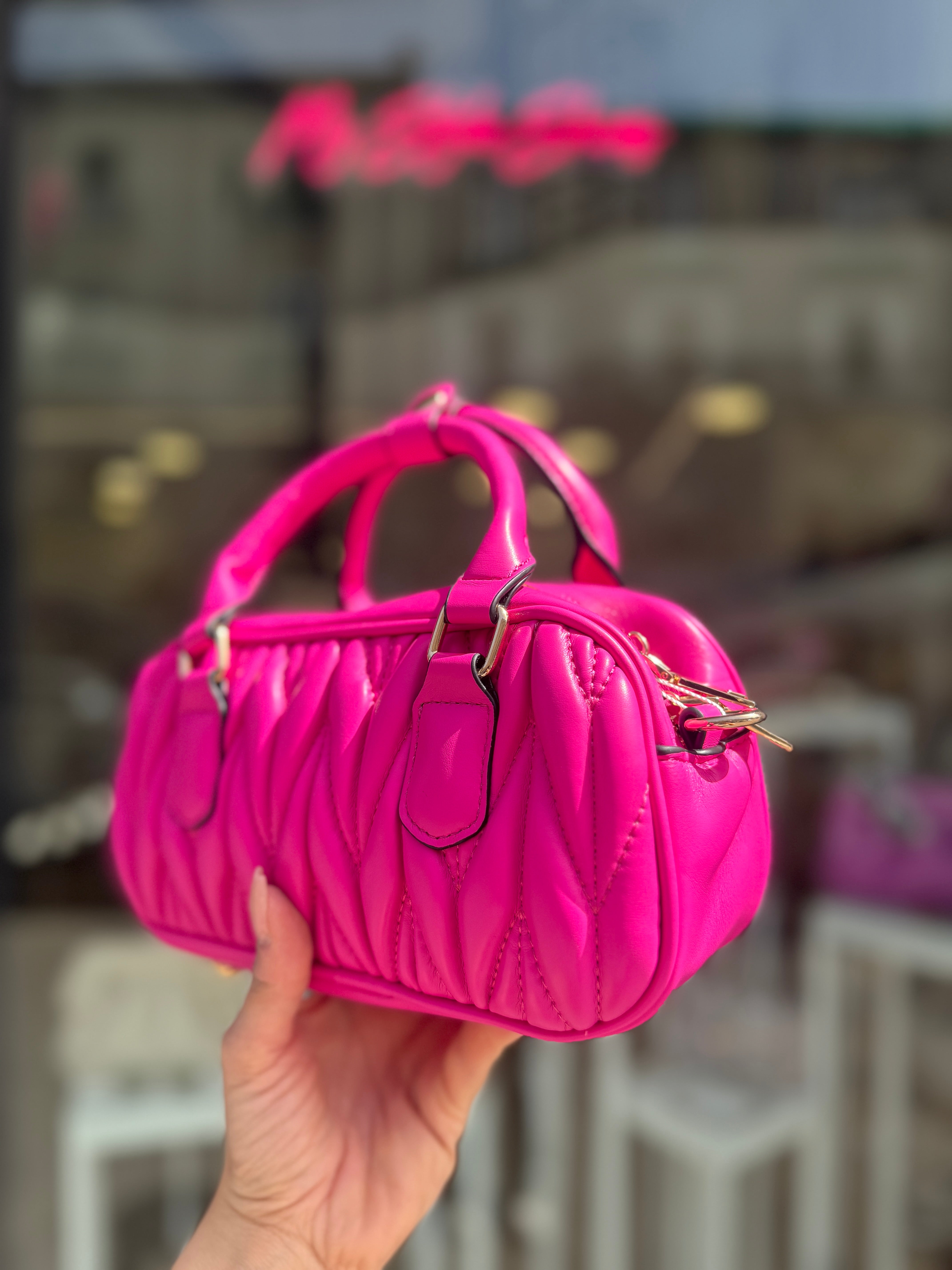 Borsa mini Vittoria fucsia
