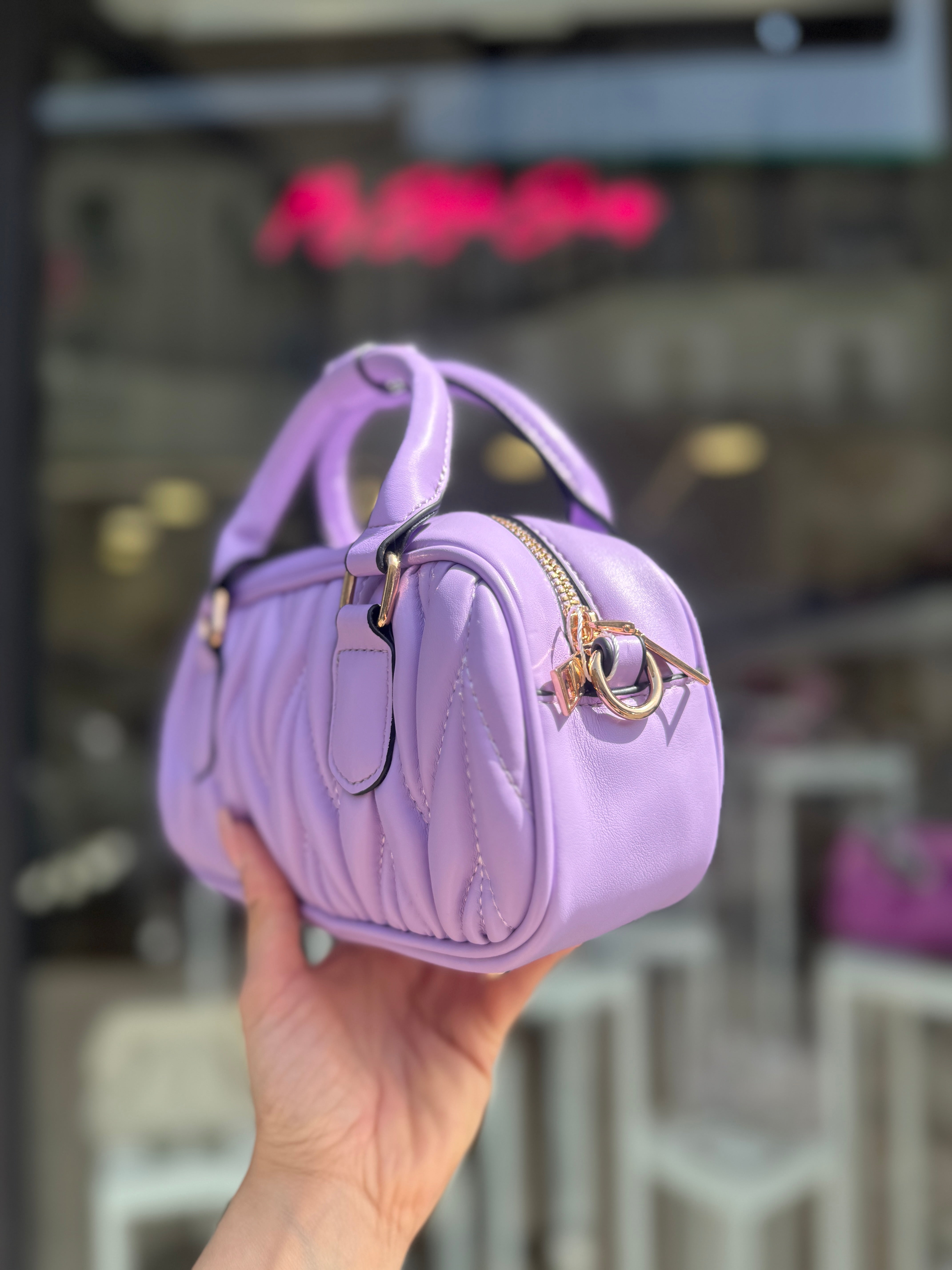 Borsa mini Vittoria lilla