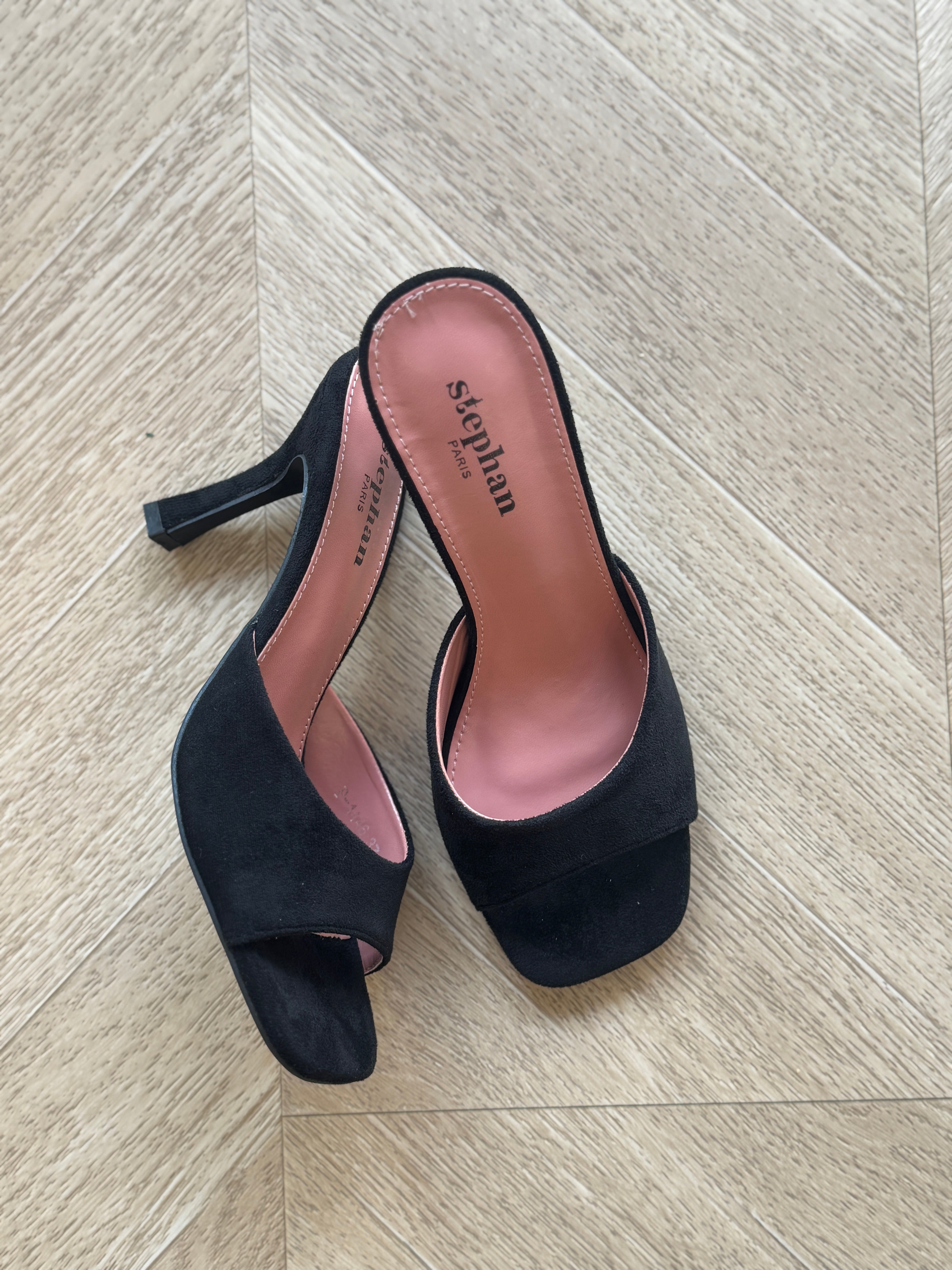 Sabot Paris in camoscio nero