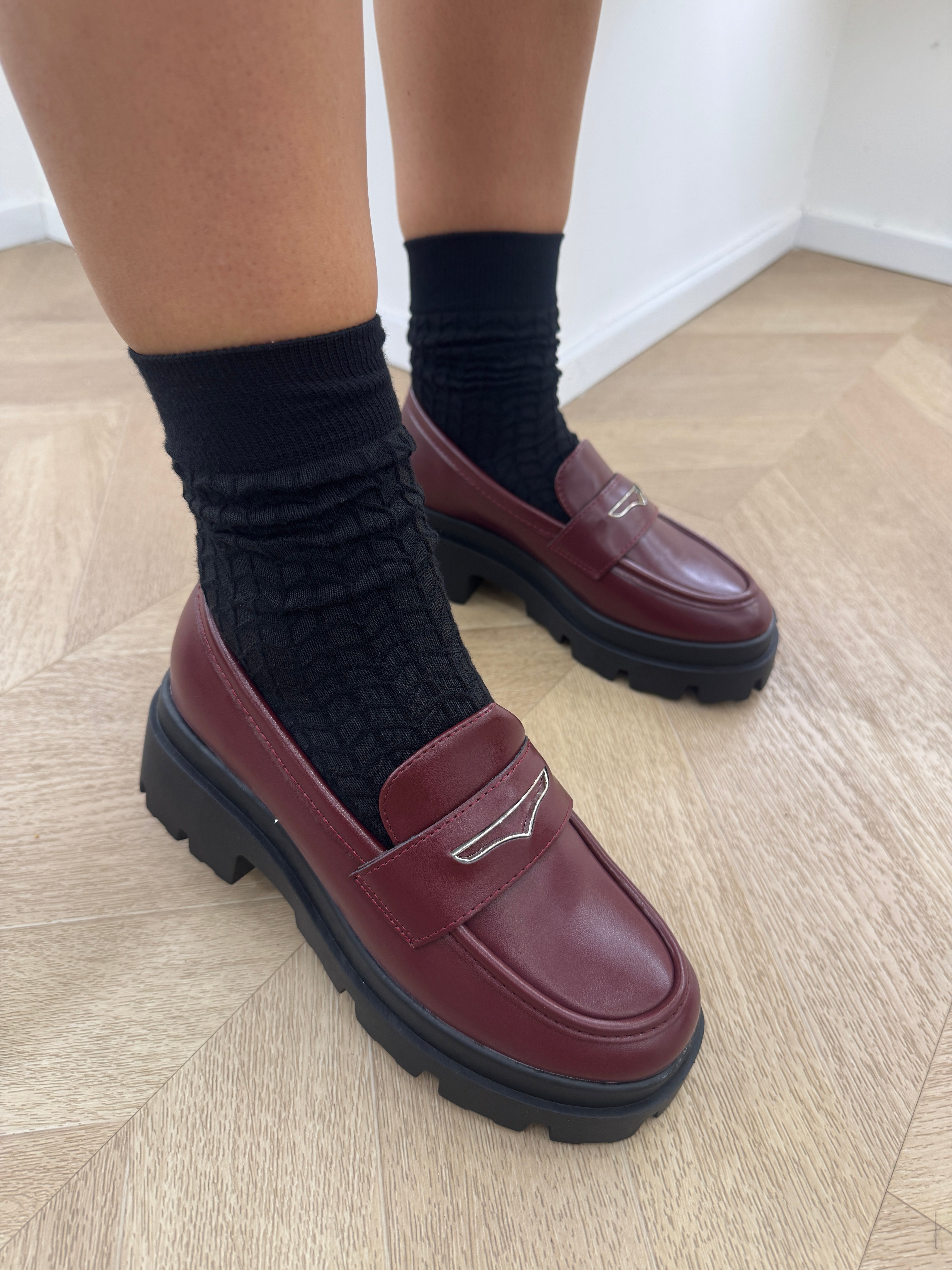 Mocassini prime bordeaux