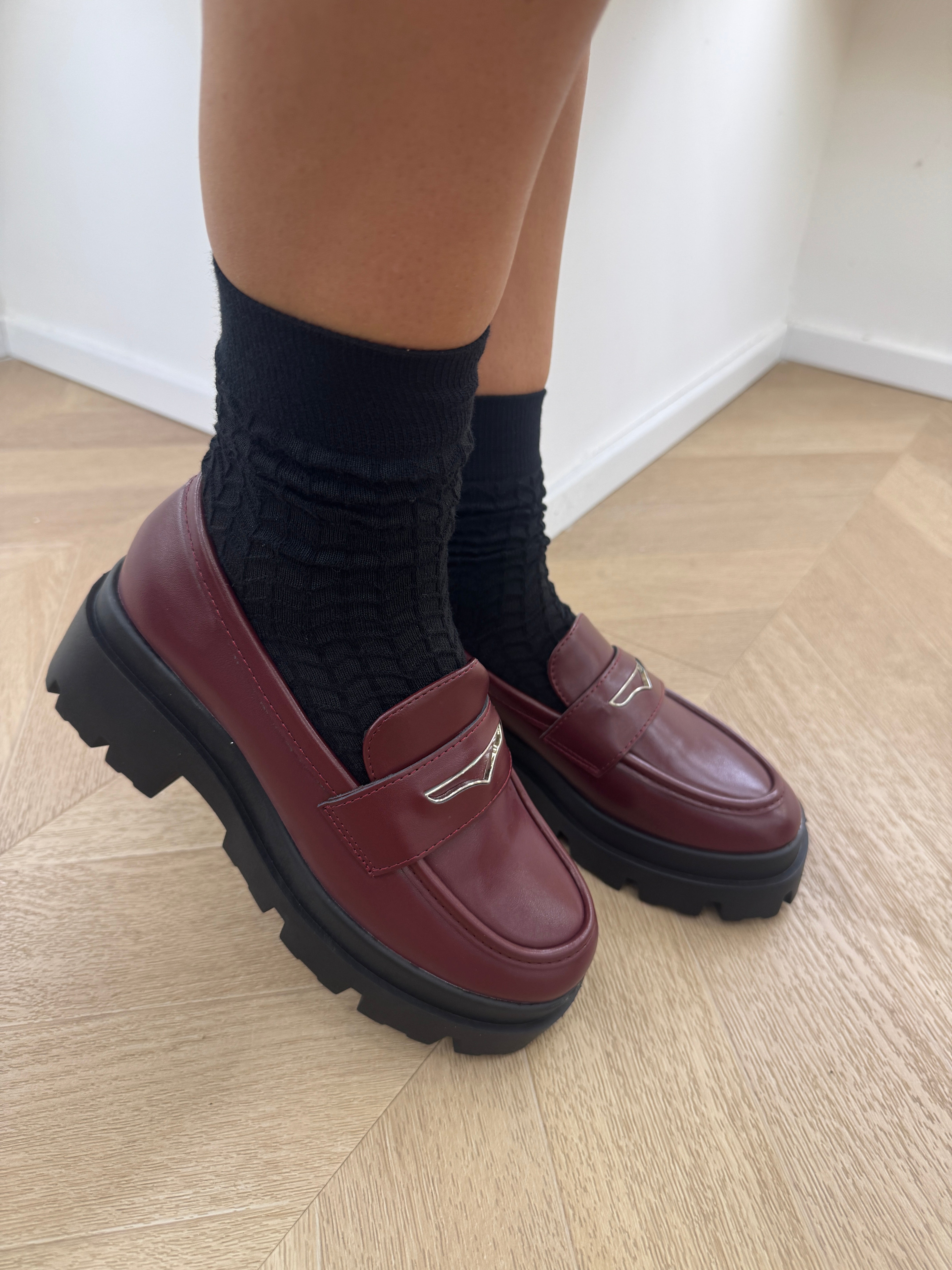 Mocassini prime bordeaux