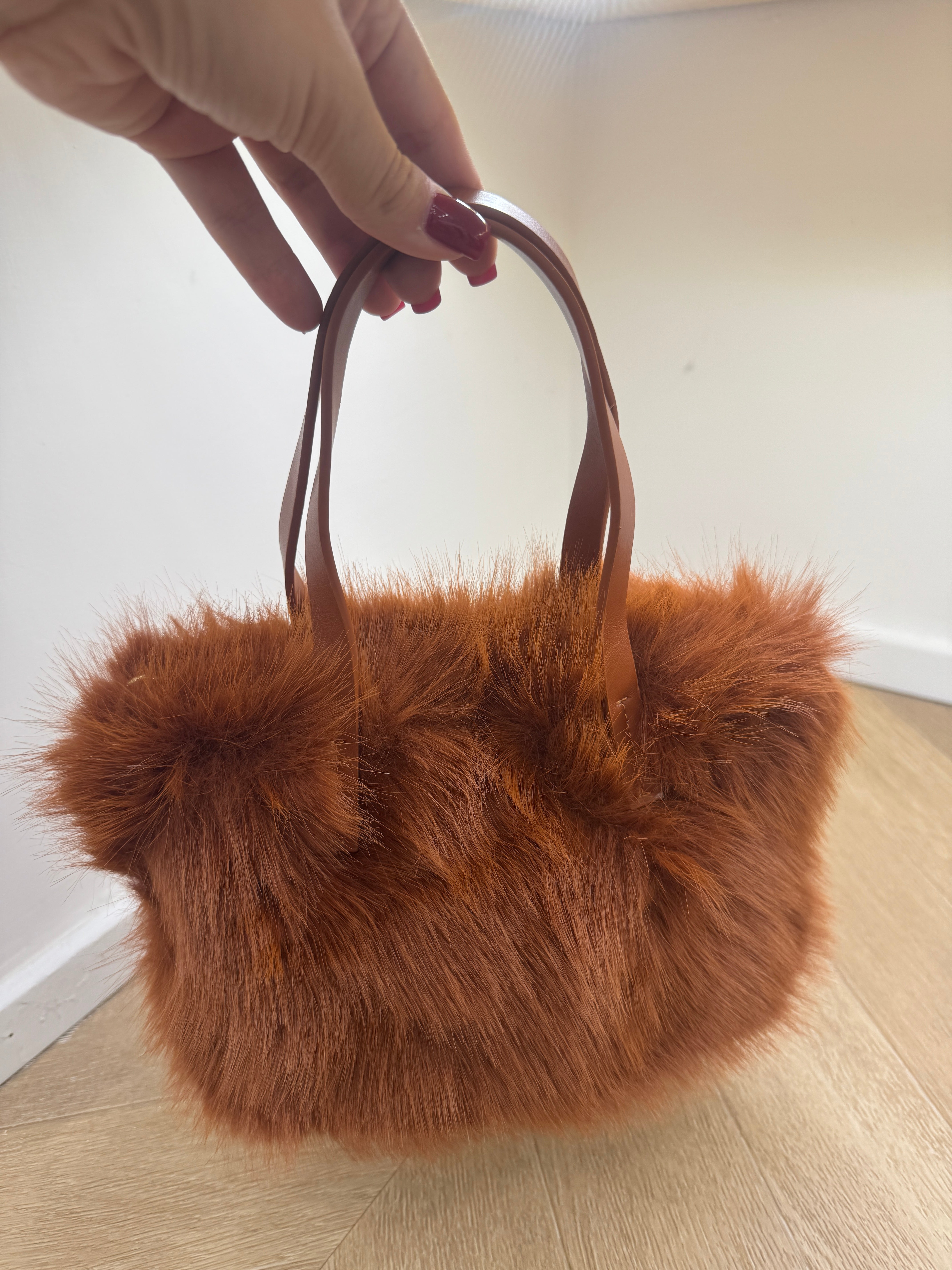 Mini Bag teddy tabacco