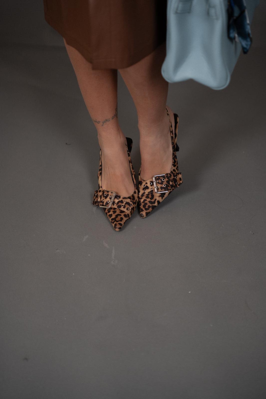 Décolleté Debora animalier
