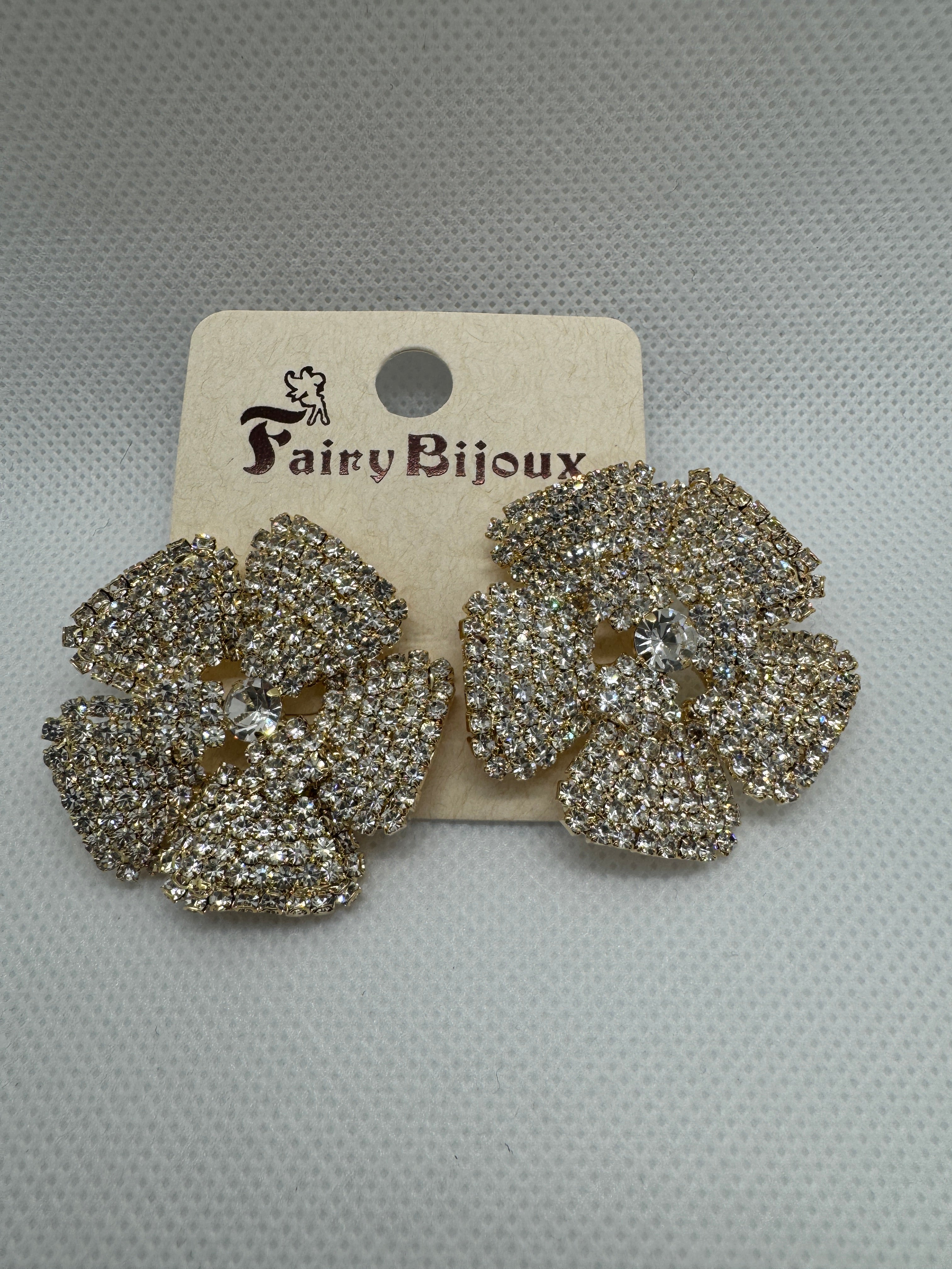 Orecchini a fiore gold