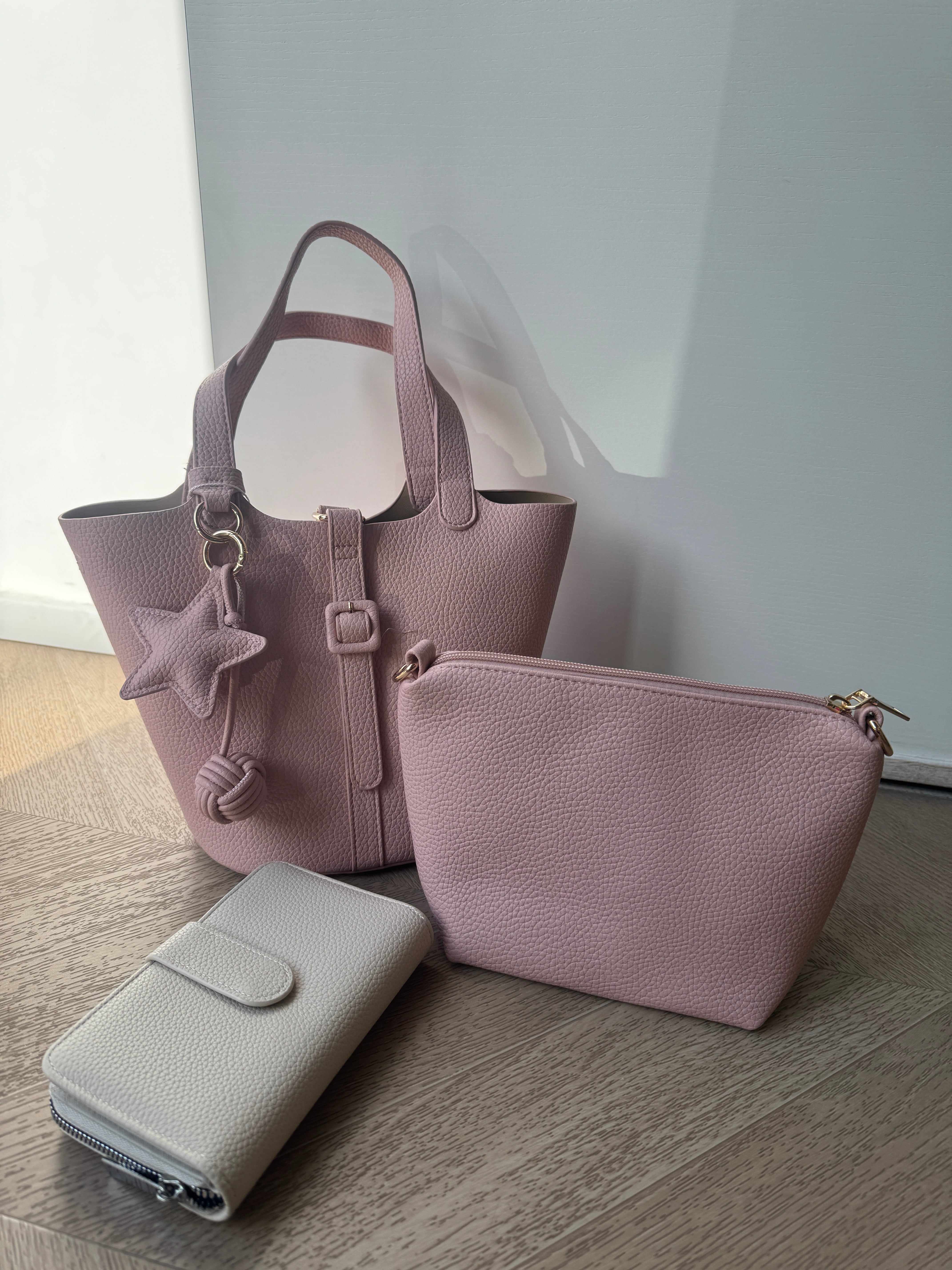 Borsa secchiello rosa