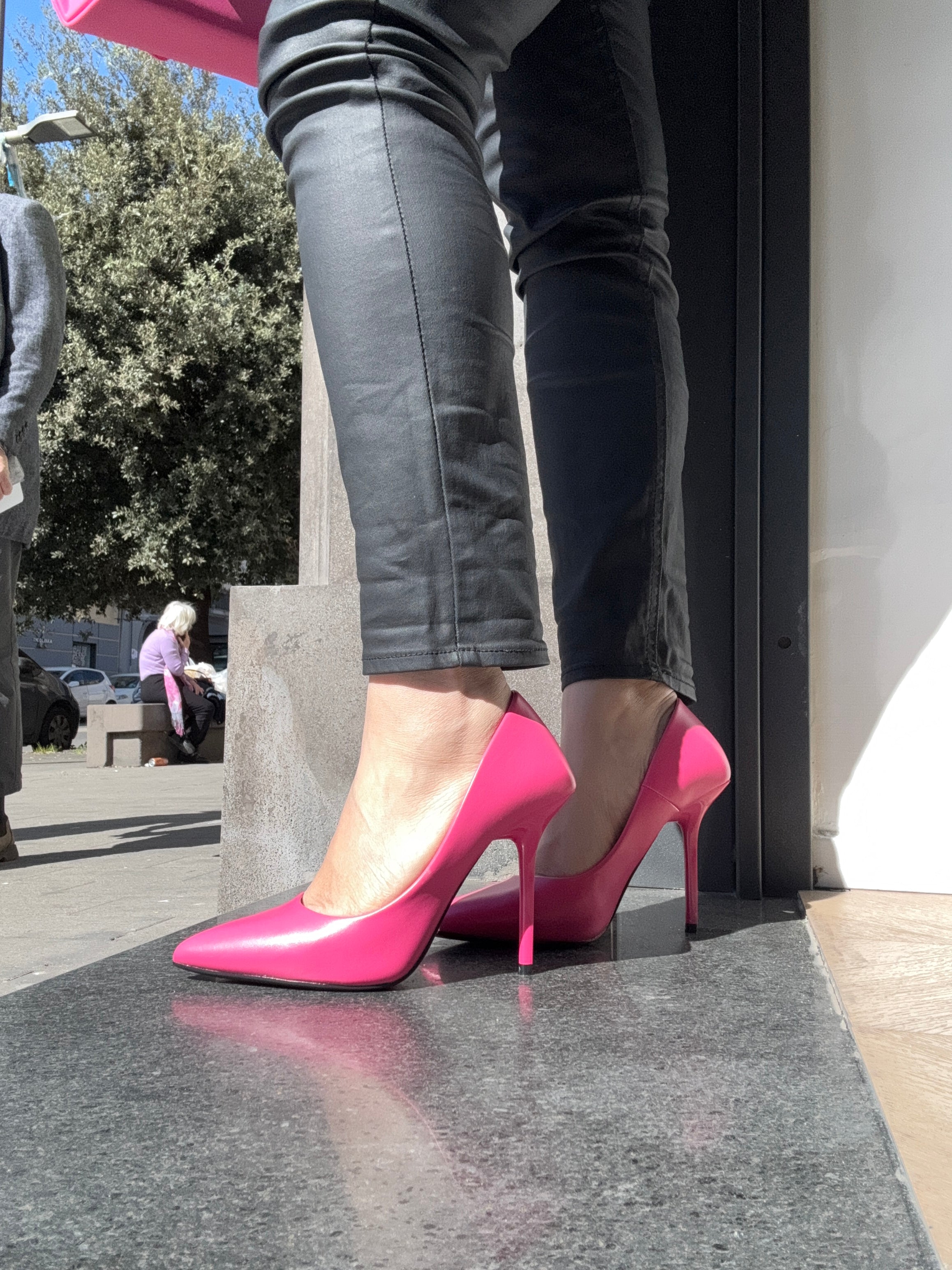 Décolleté Alessia fucsia
