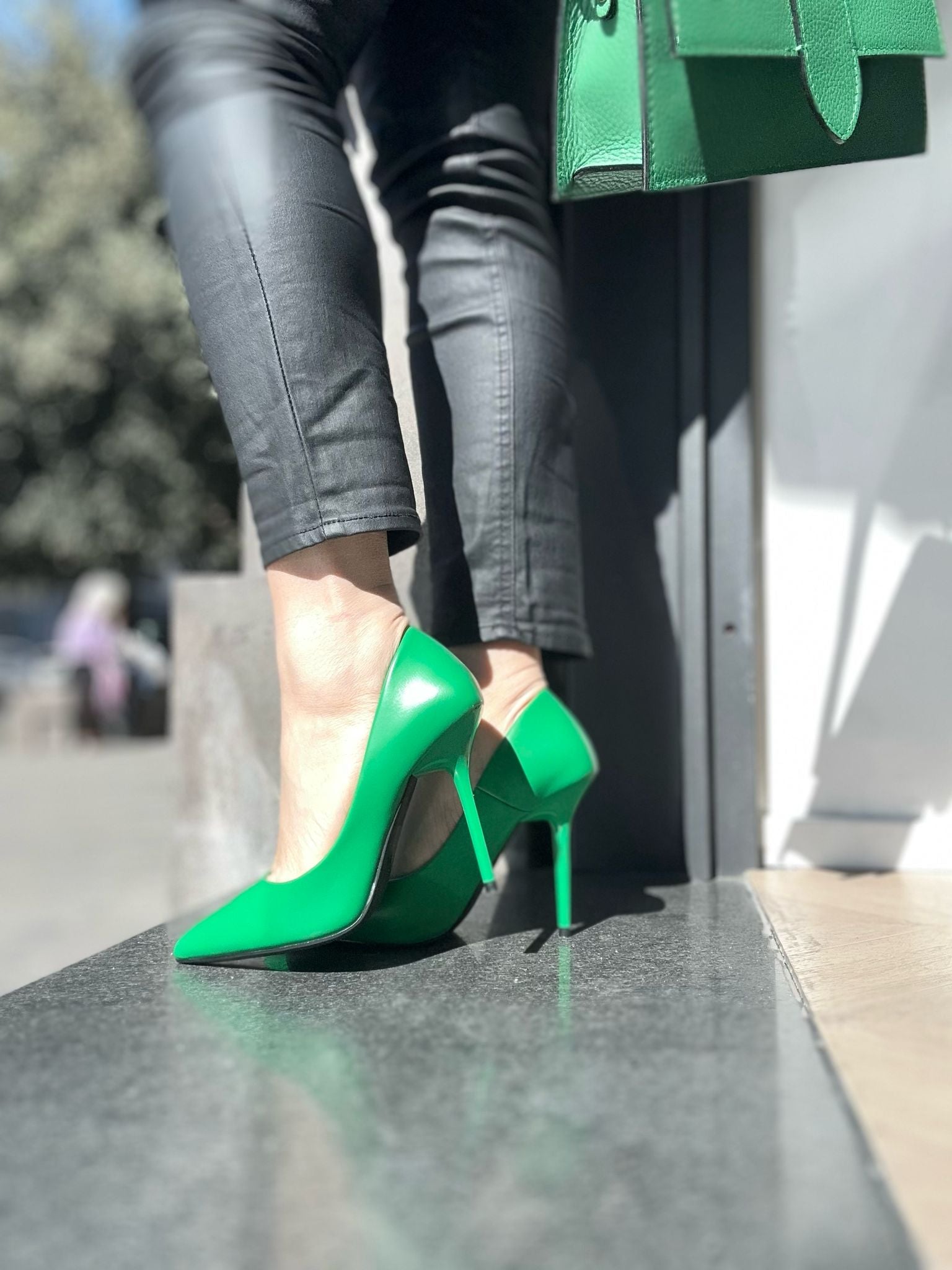 Décolleté Alessia verde
