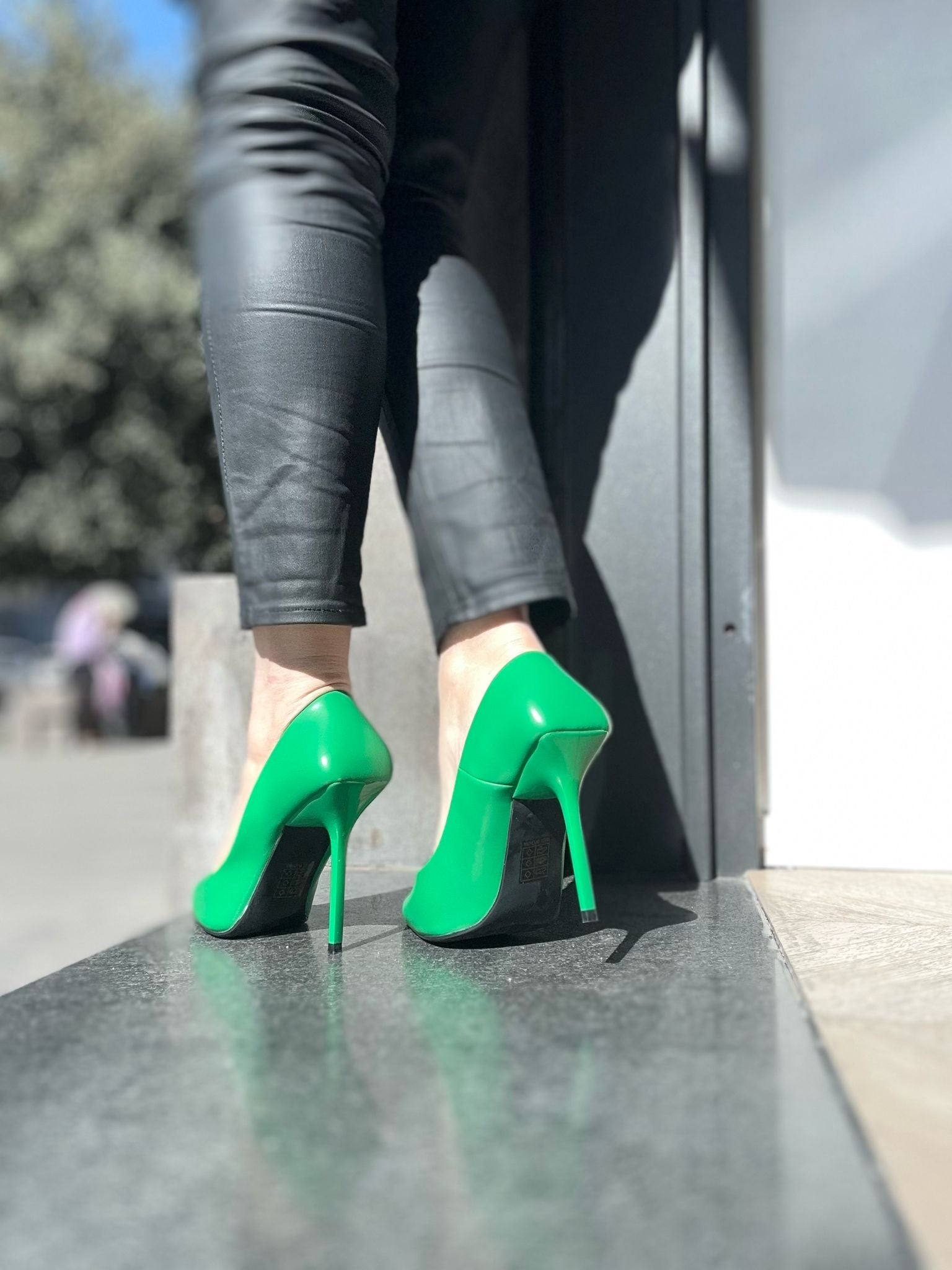 Décolleté Alessia verde