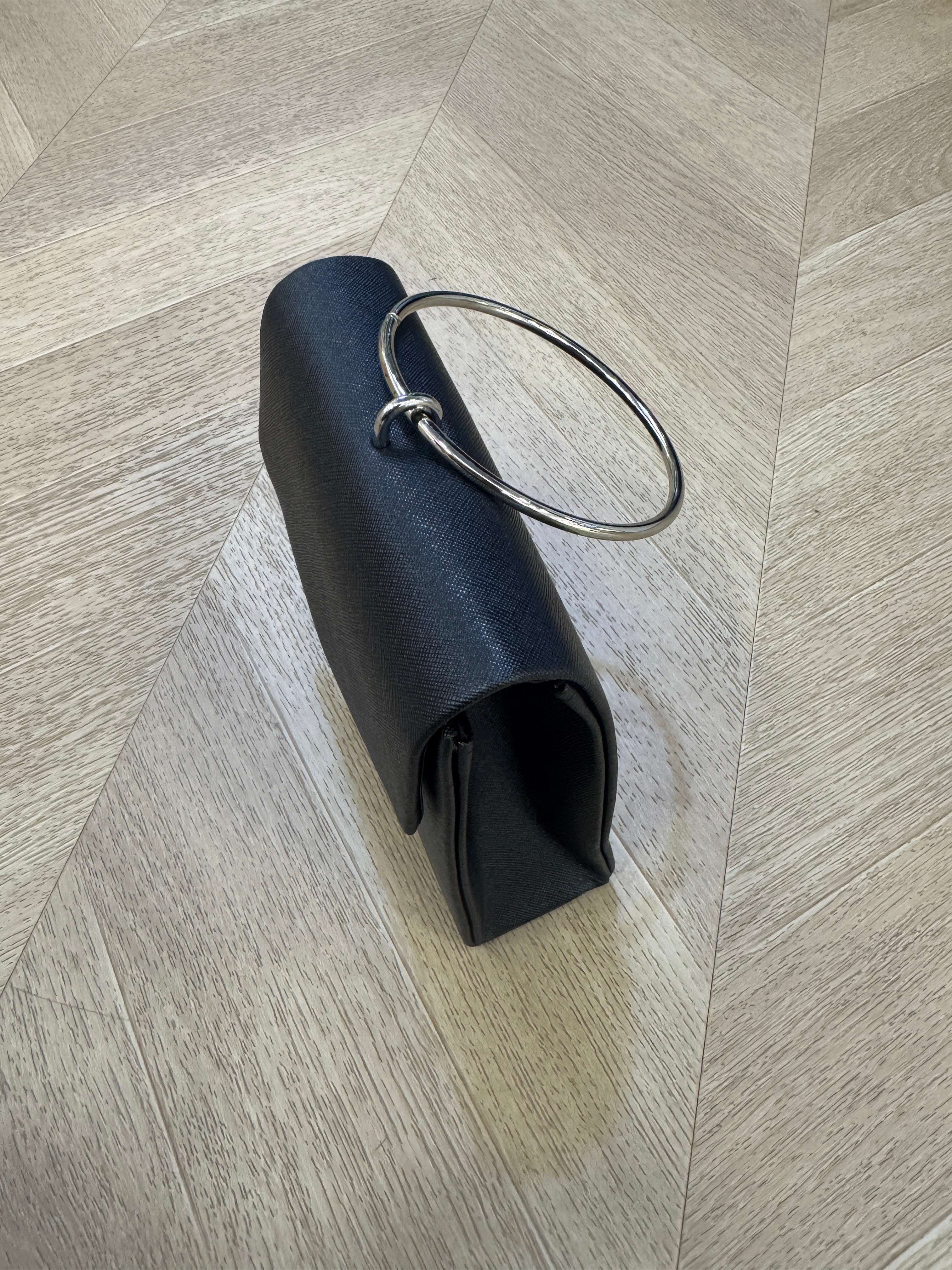 Bag con manico rigido nero