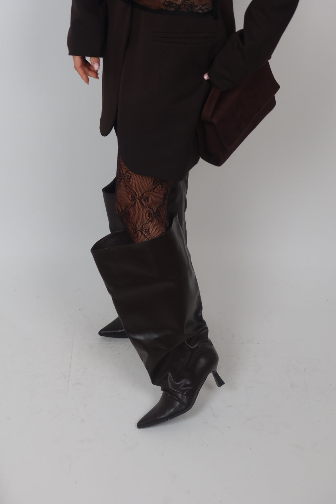 Stivale Iris marrone