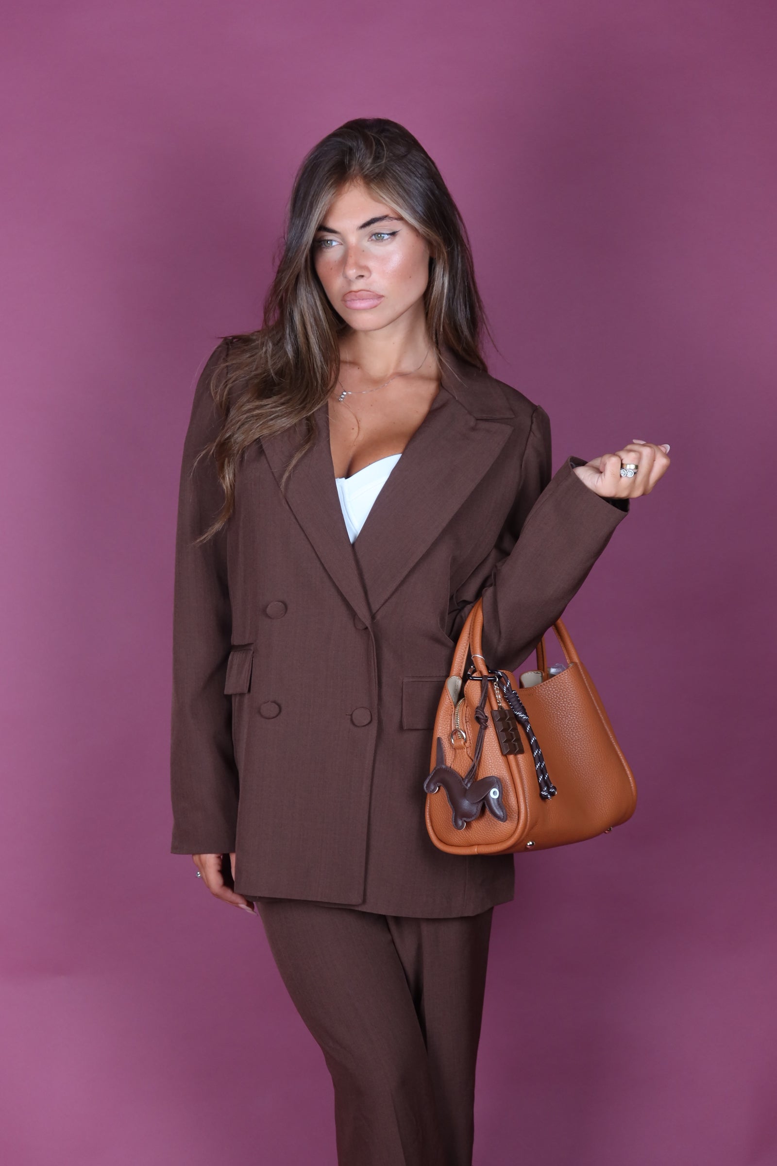 Borsa dalia tabacco