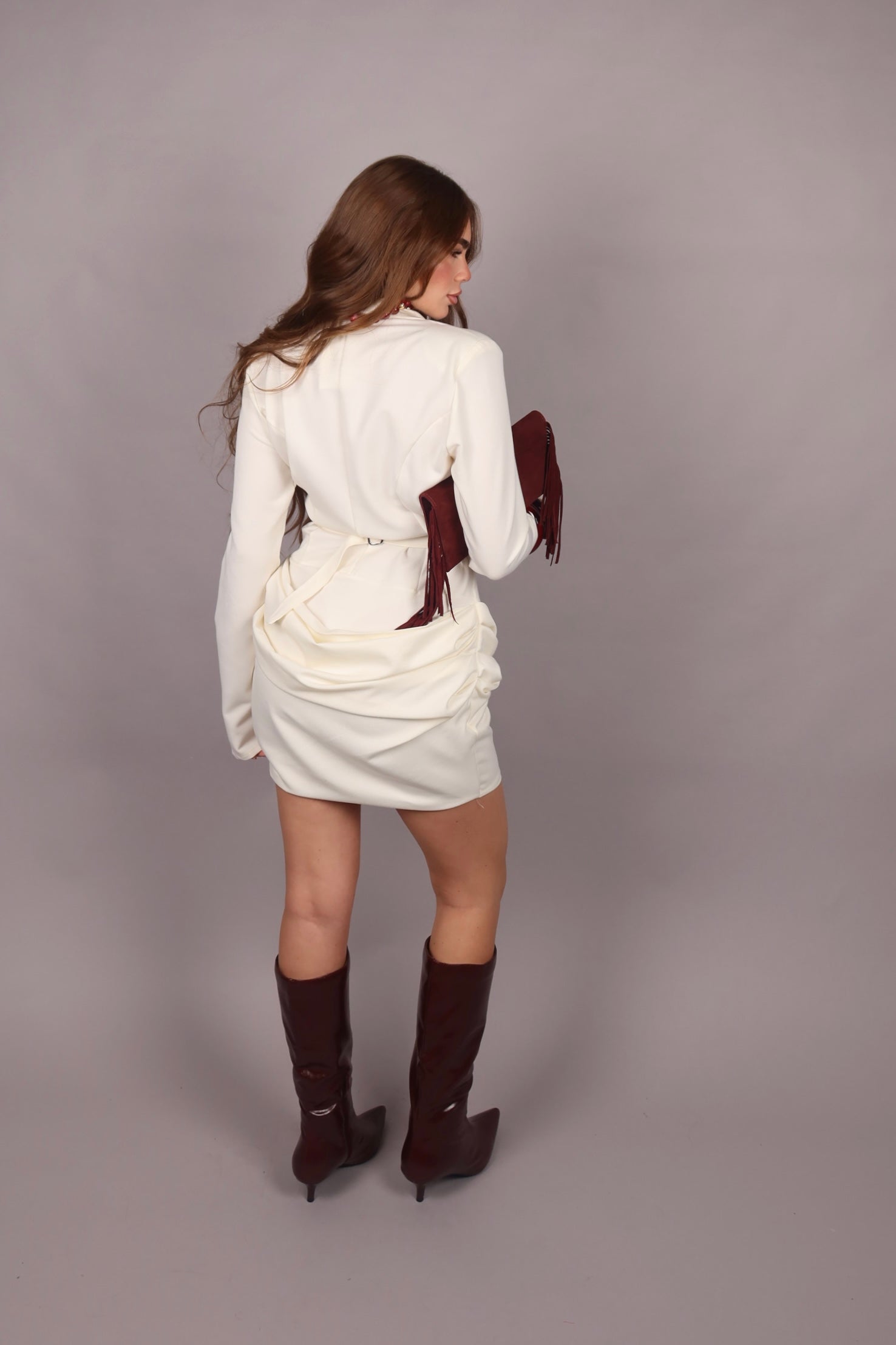 Stivale kelly bordeaux