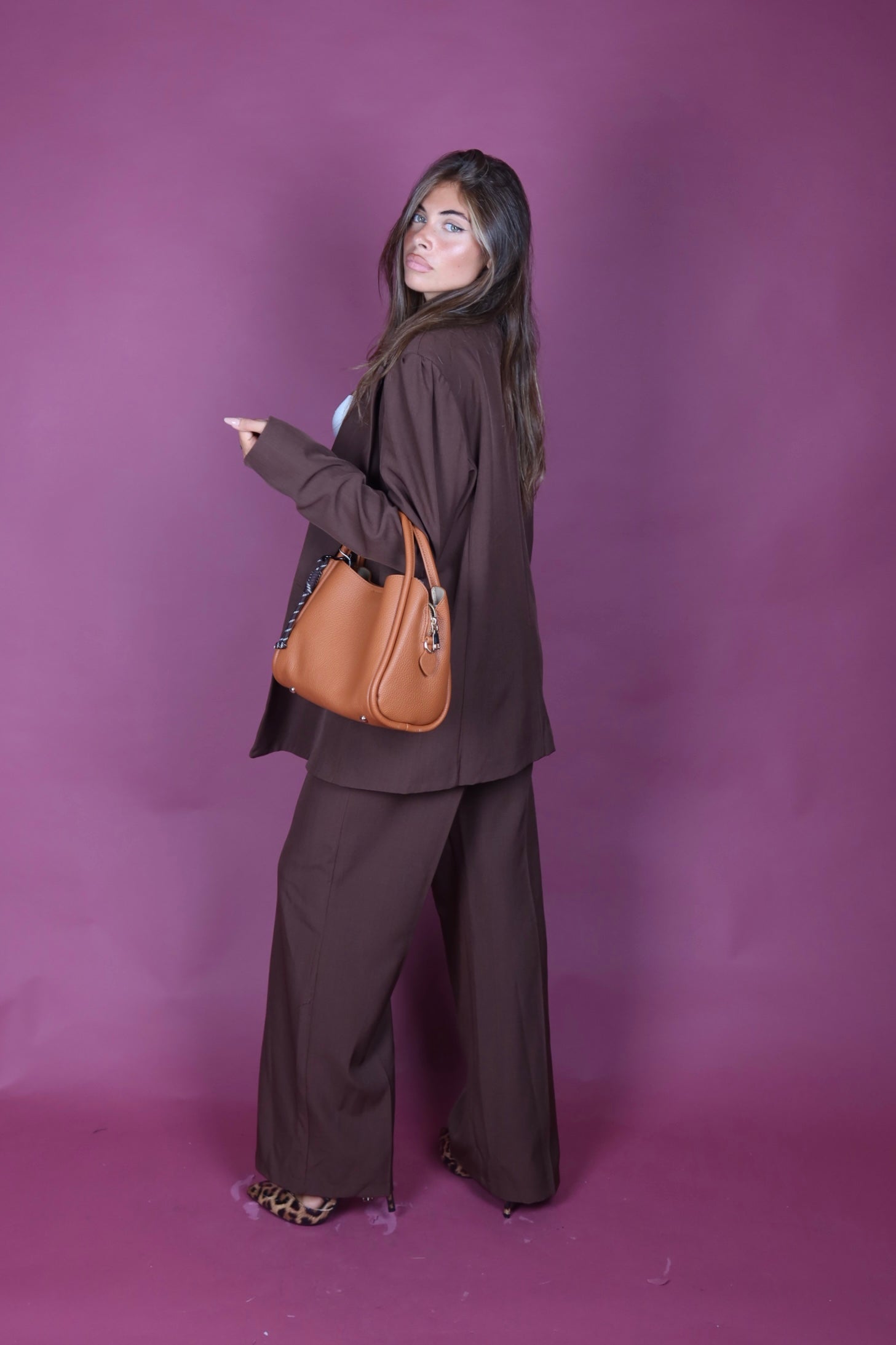 Borsa dalia tabacco