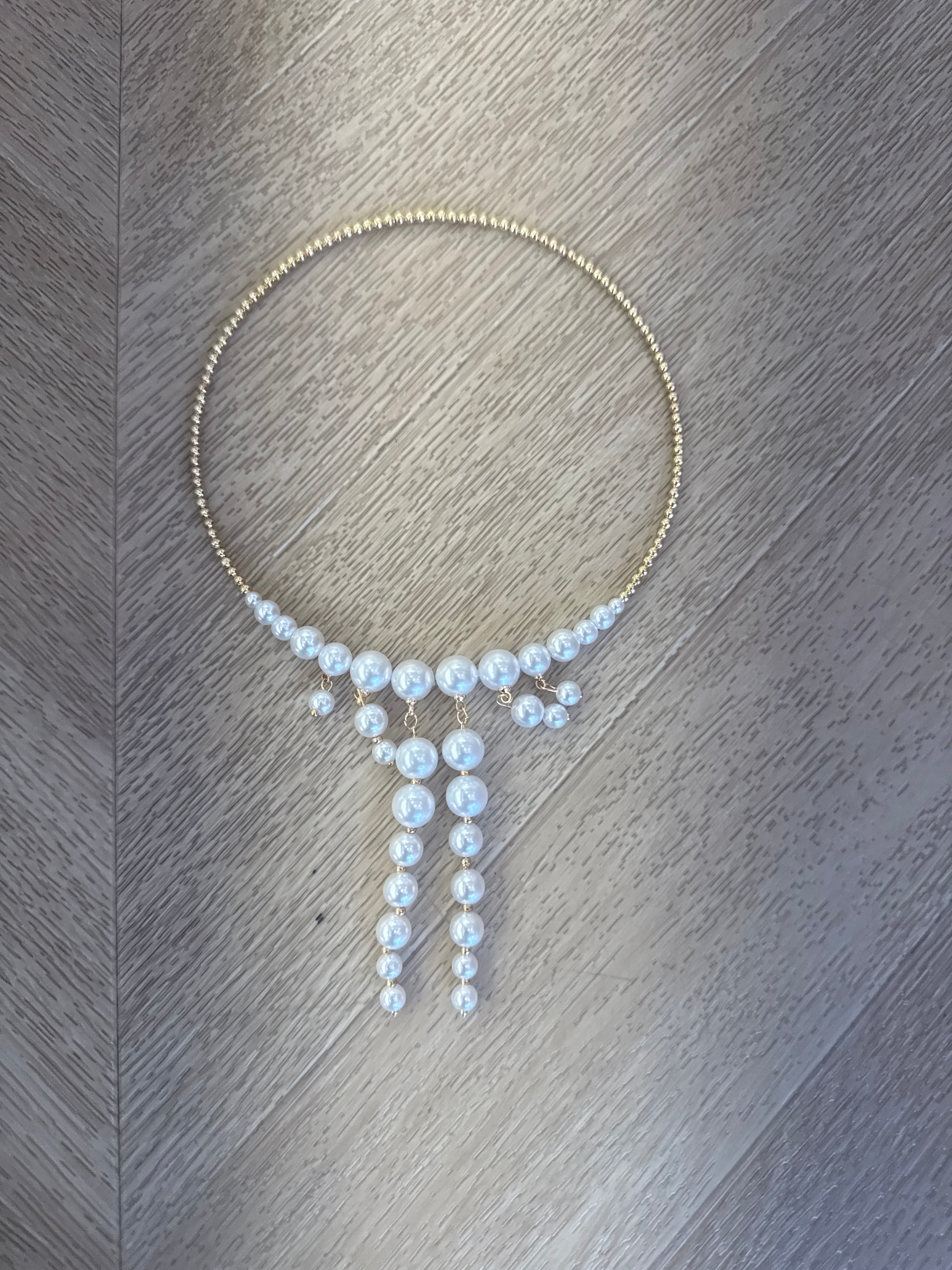 Girocollo con perle
