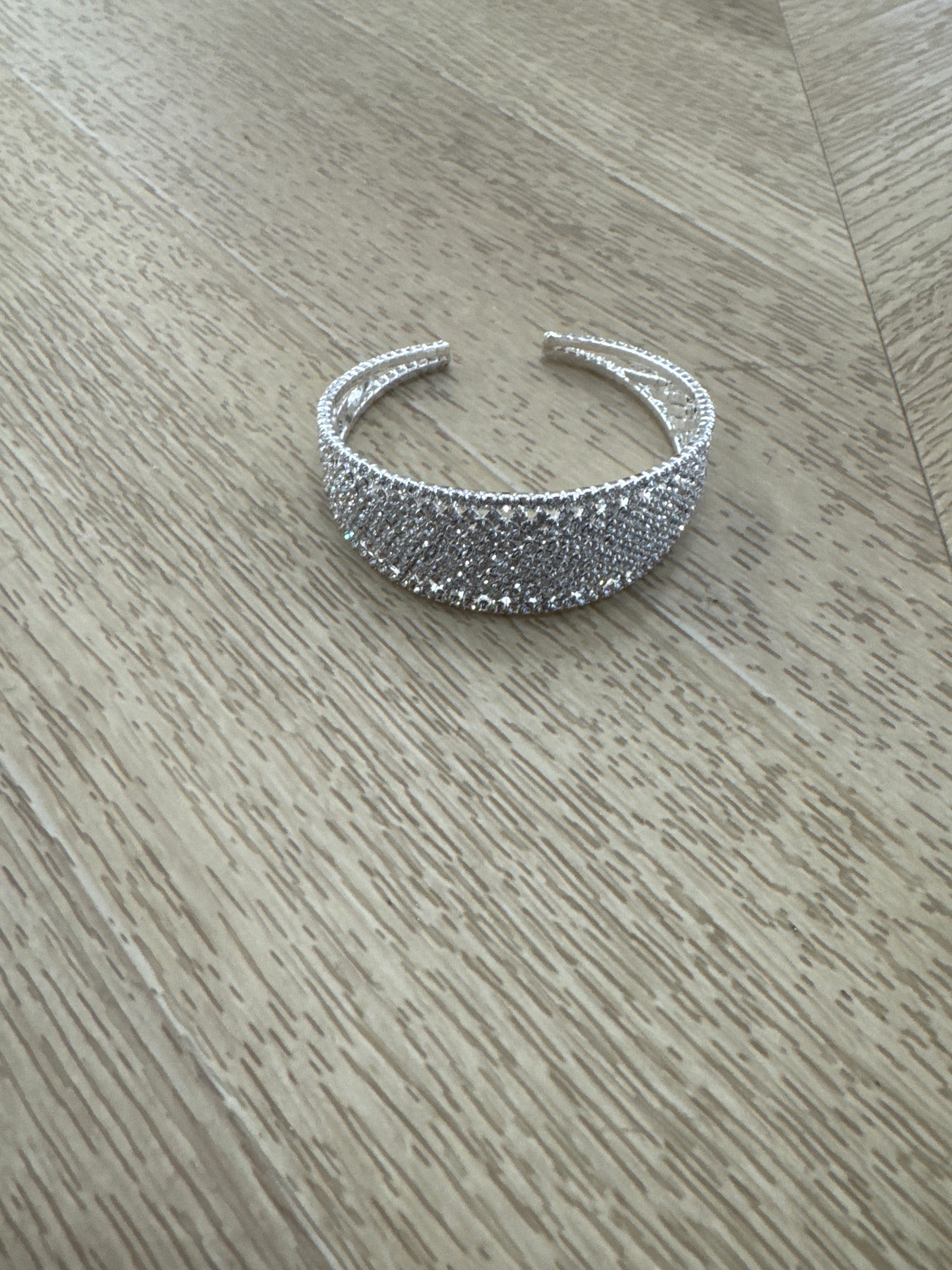 Bracciale rigido strass