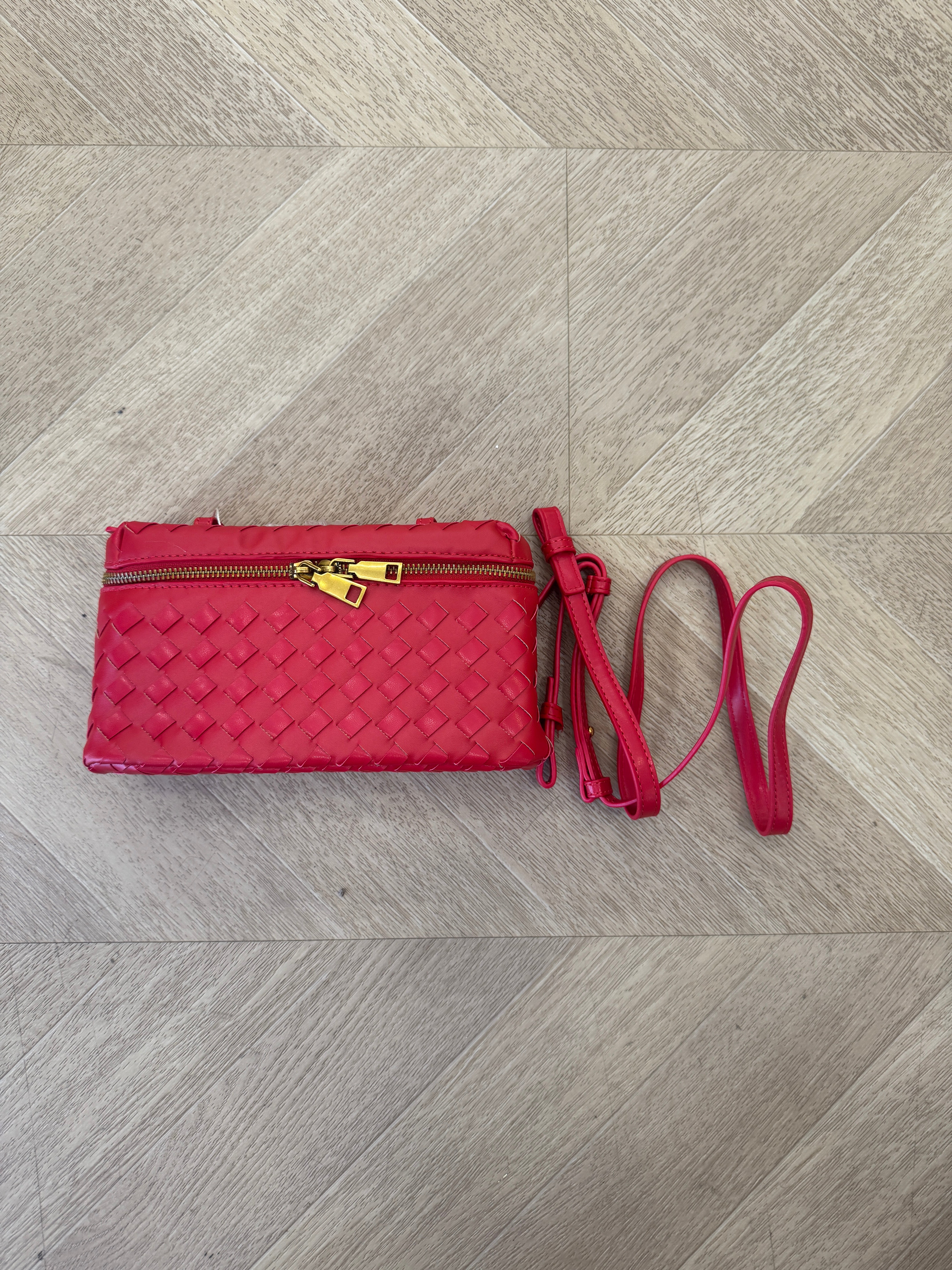 Borsa vanity rossa