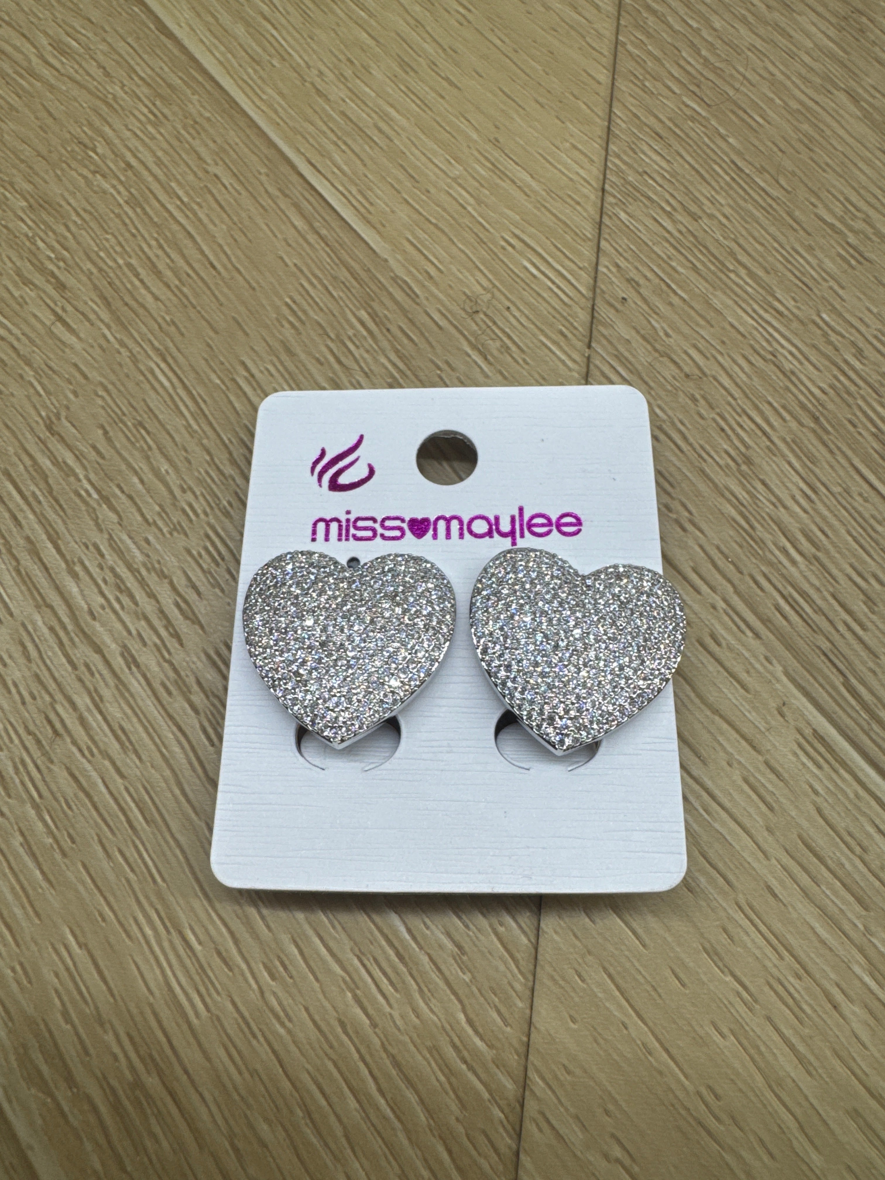 Orecchini heart silver