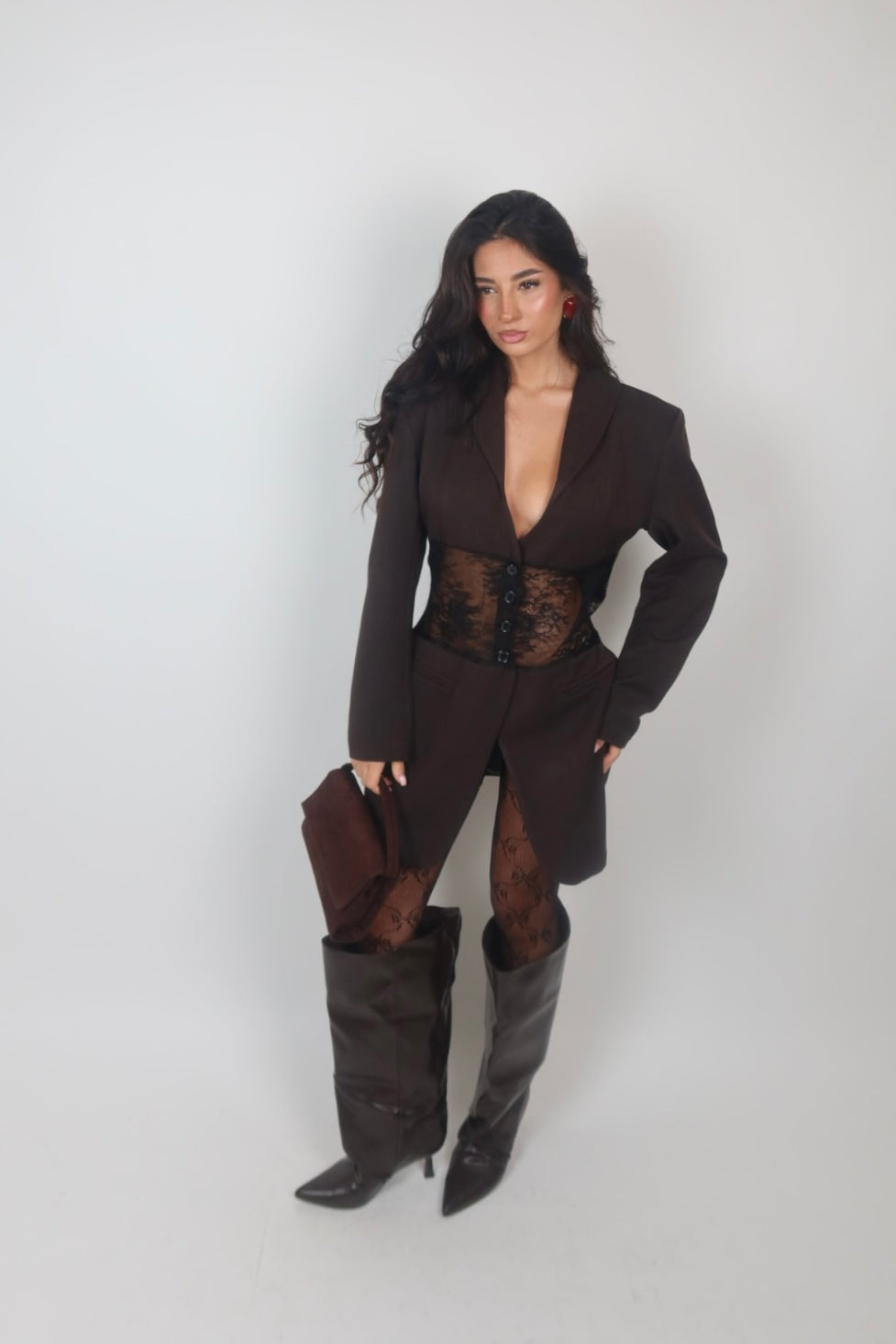 Stivale Iris marrone