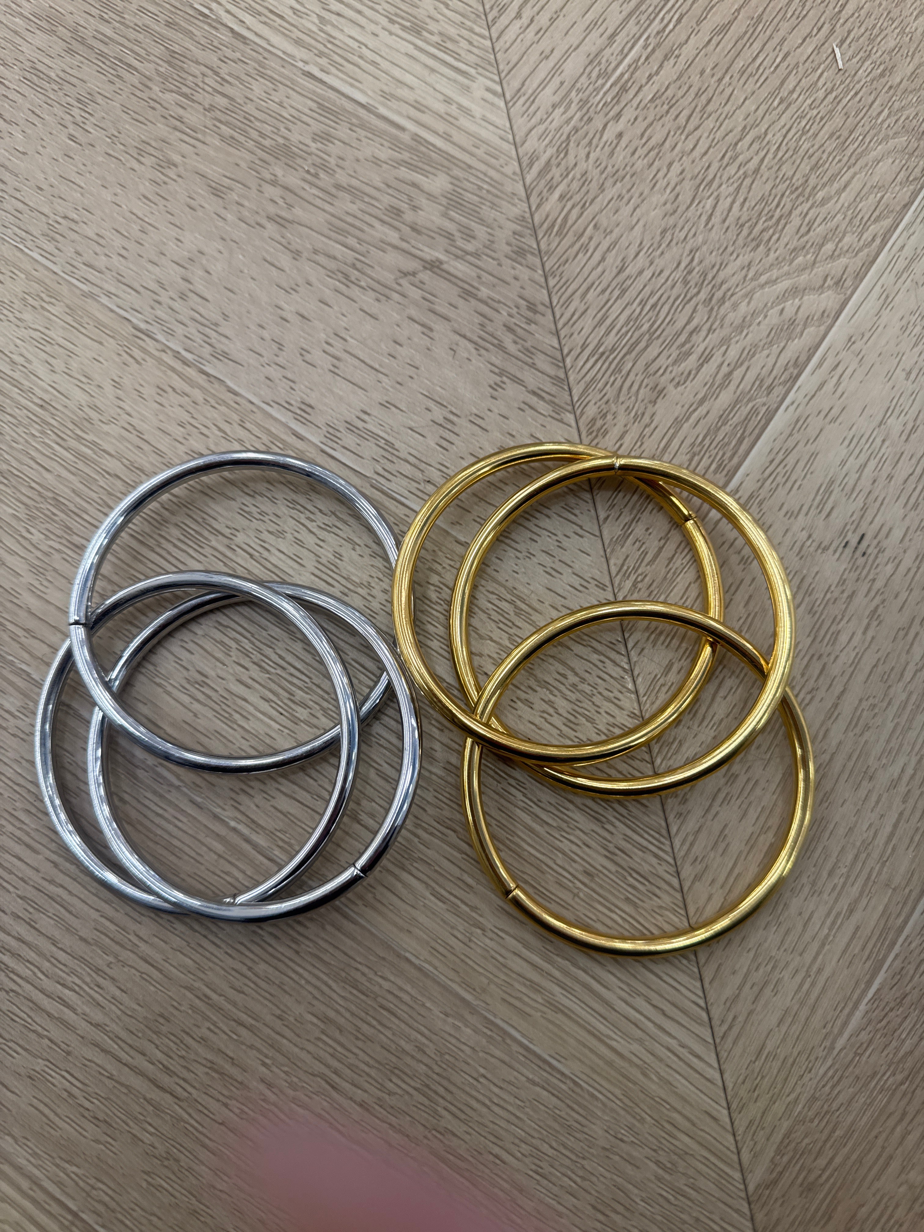 Tris bracciale rigido acciaio