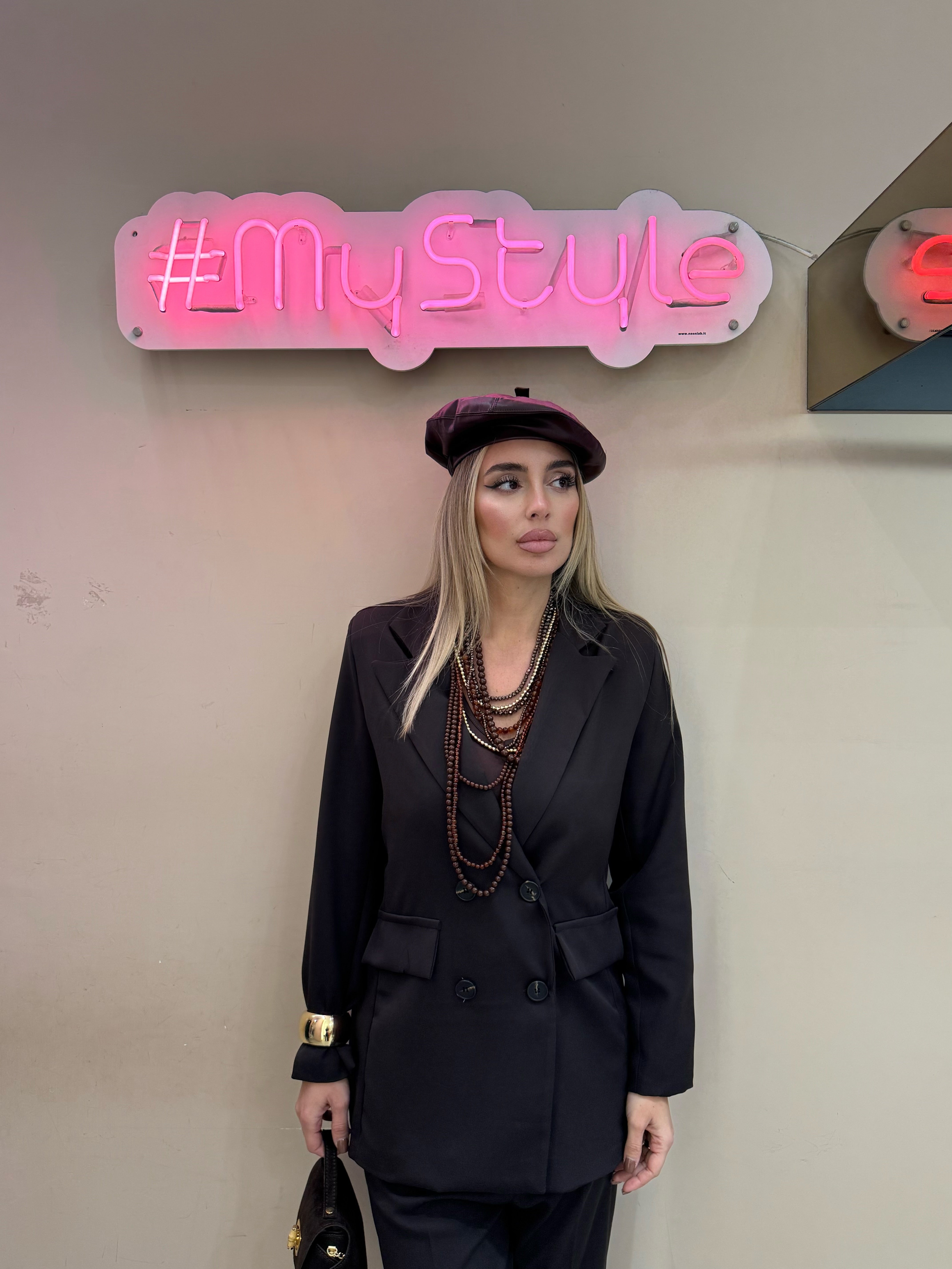 Doppia collana multi perle