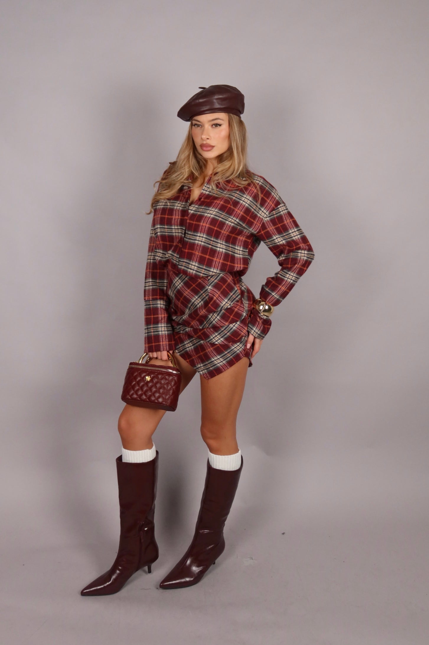 Scalda muscoli in lana tinta unita