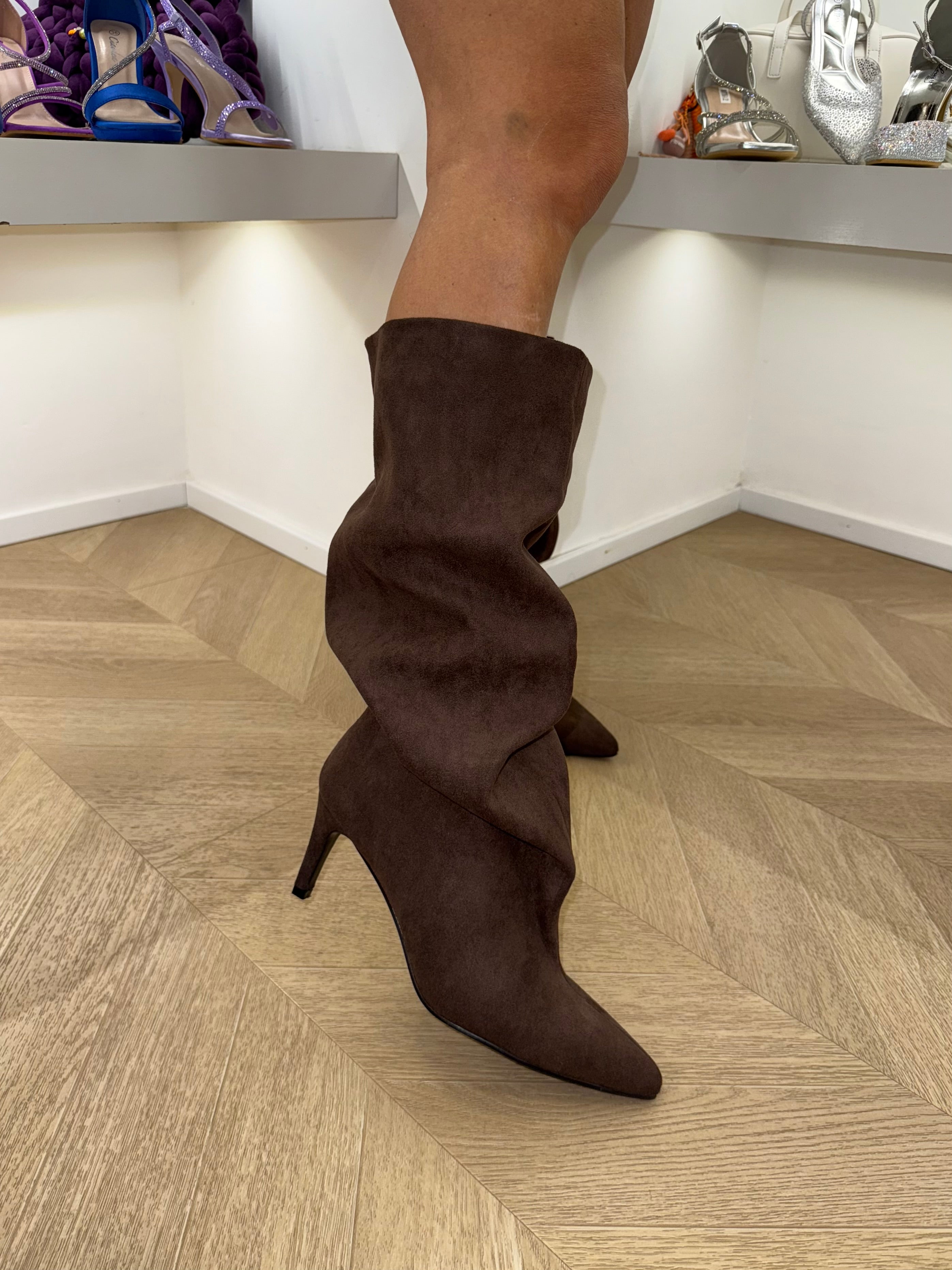 Stivale dea gambale basso brown