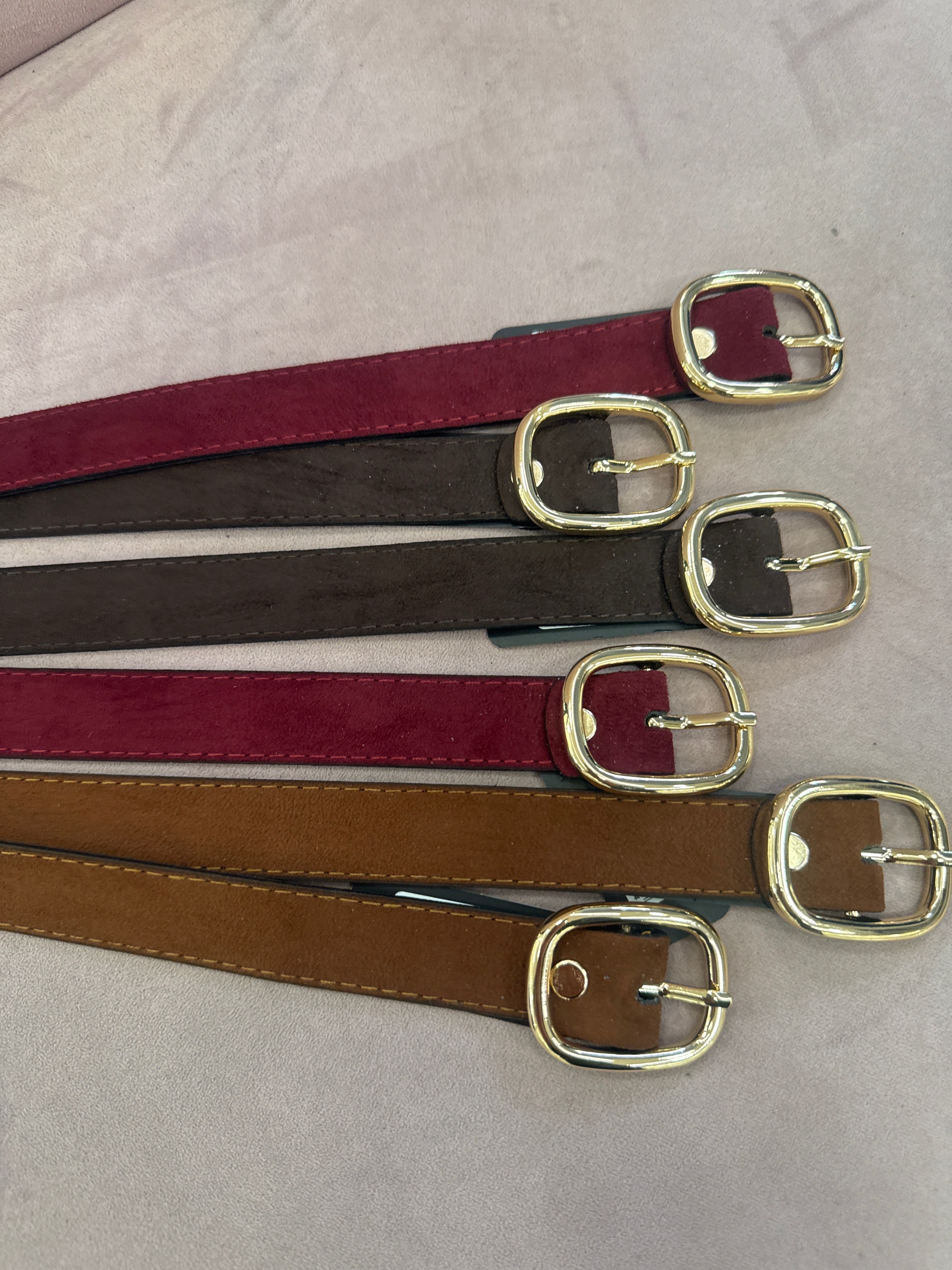 Cintura camoscio più colori