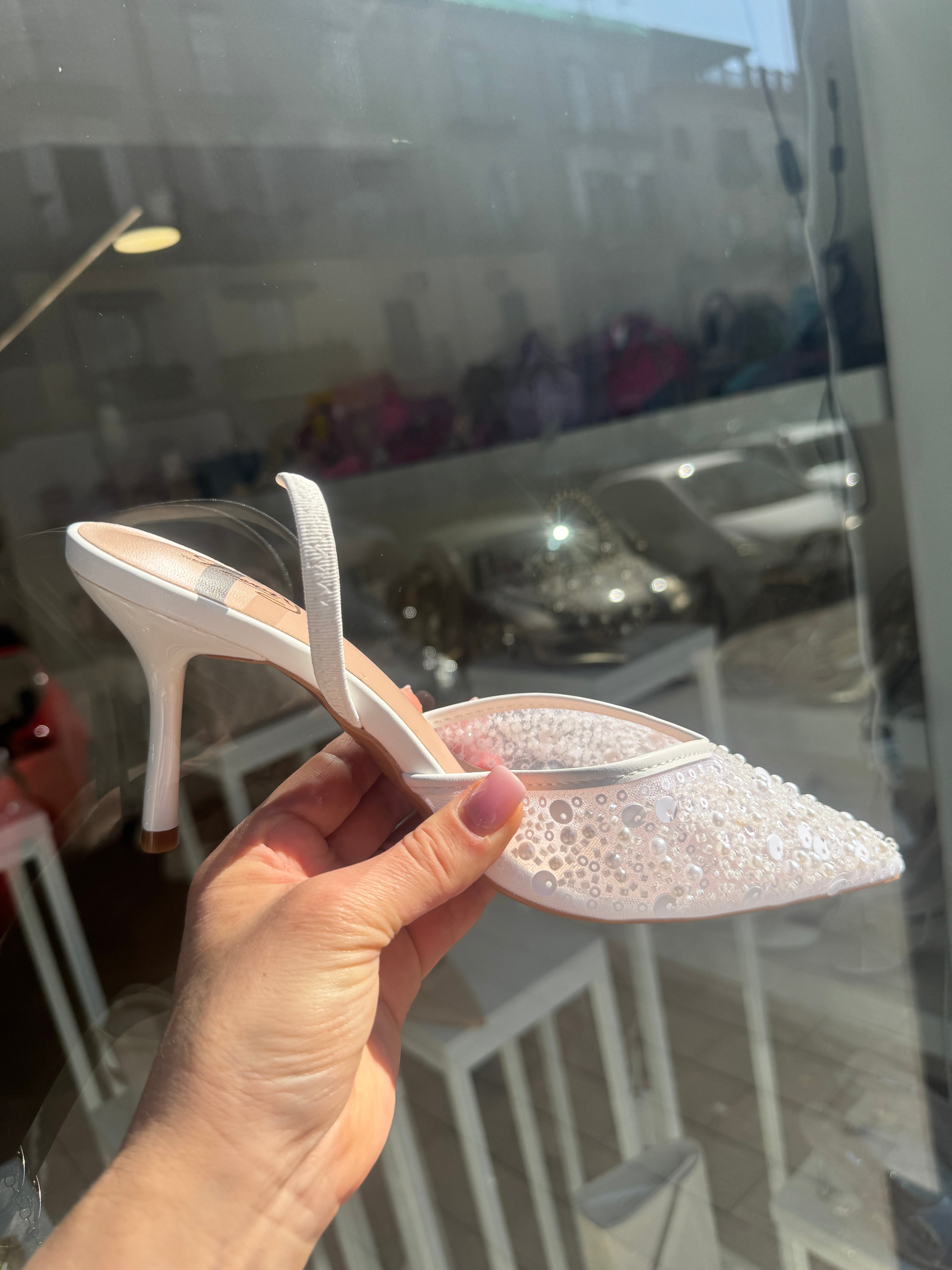 Décolleté  elly bianco