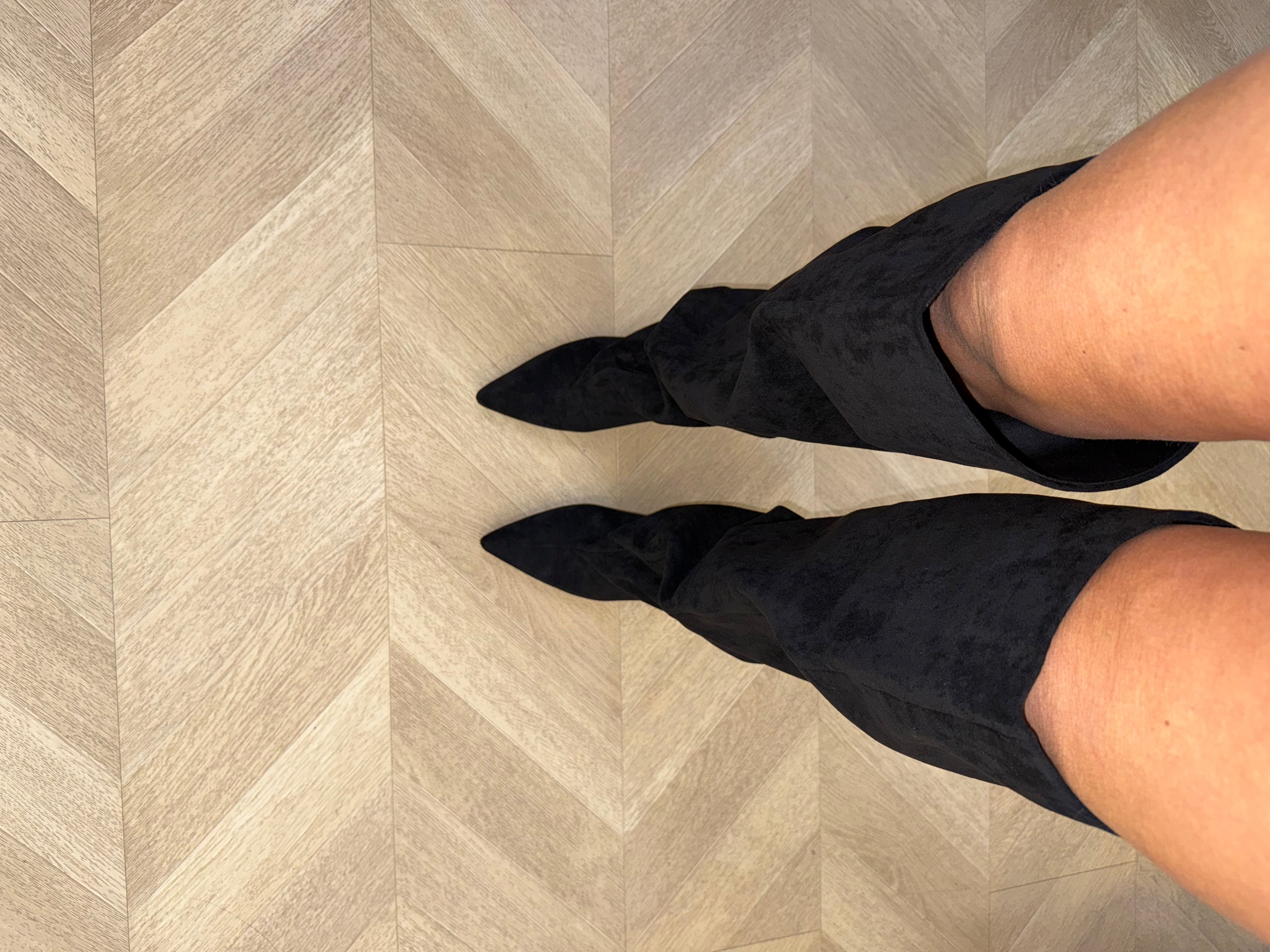 Stivale Dea nero gambale alto