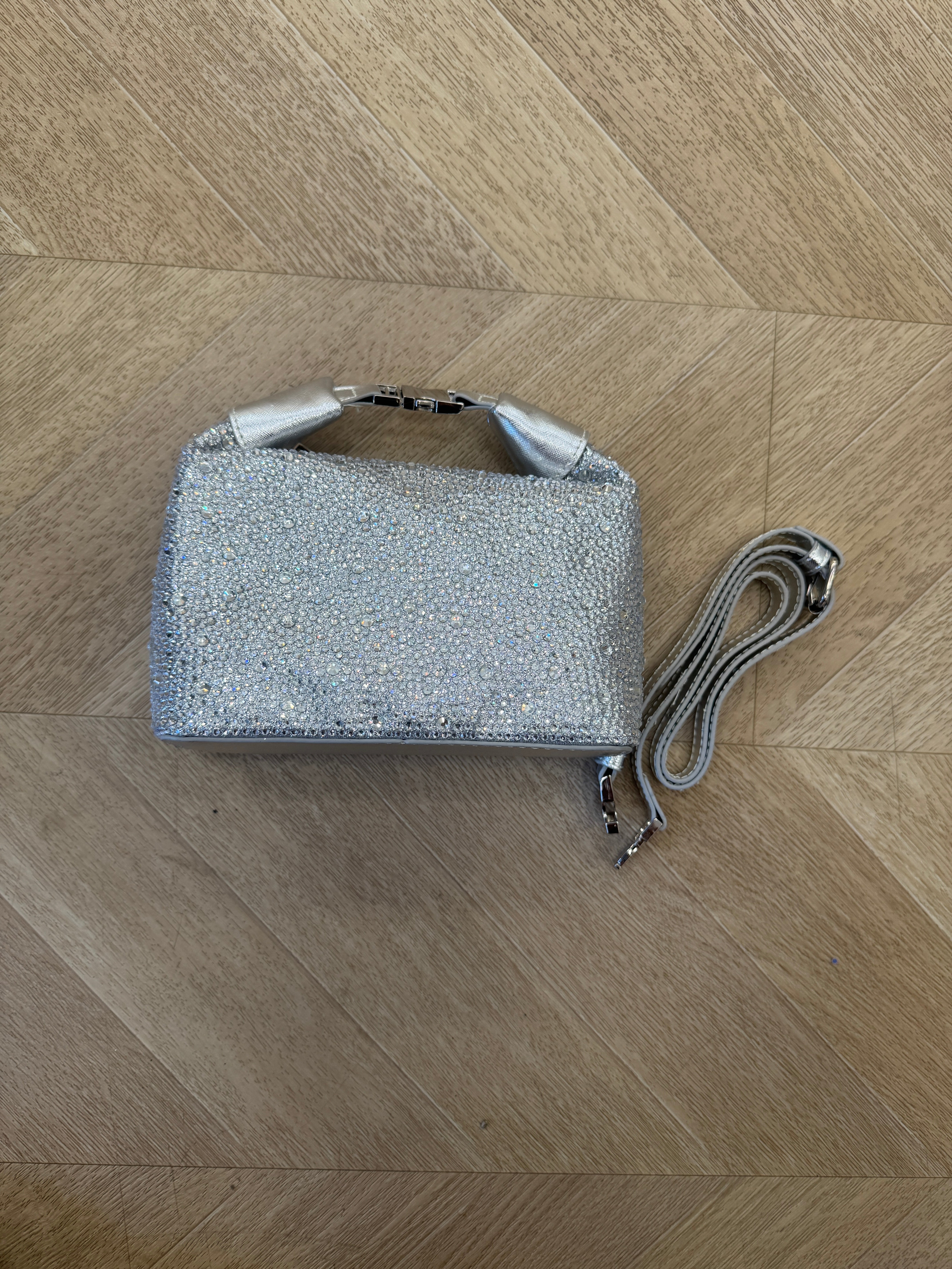 Borsa sofy argento