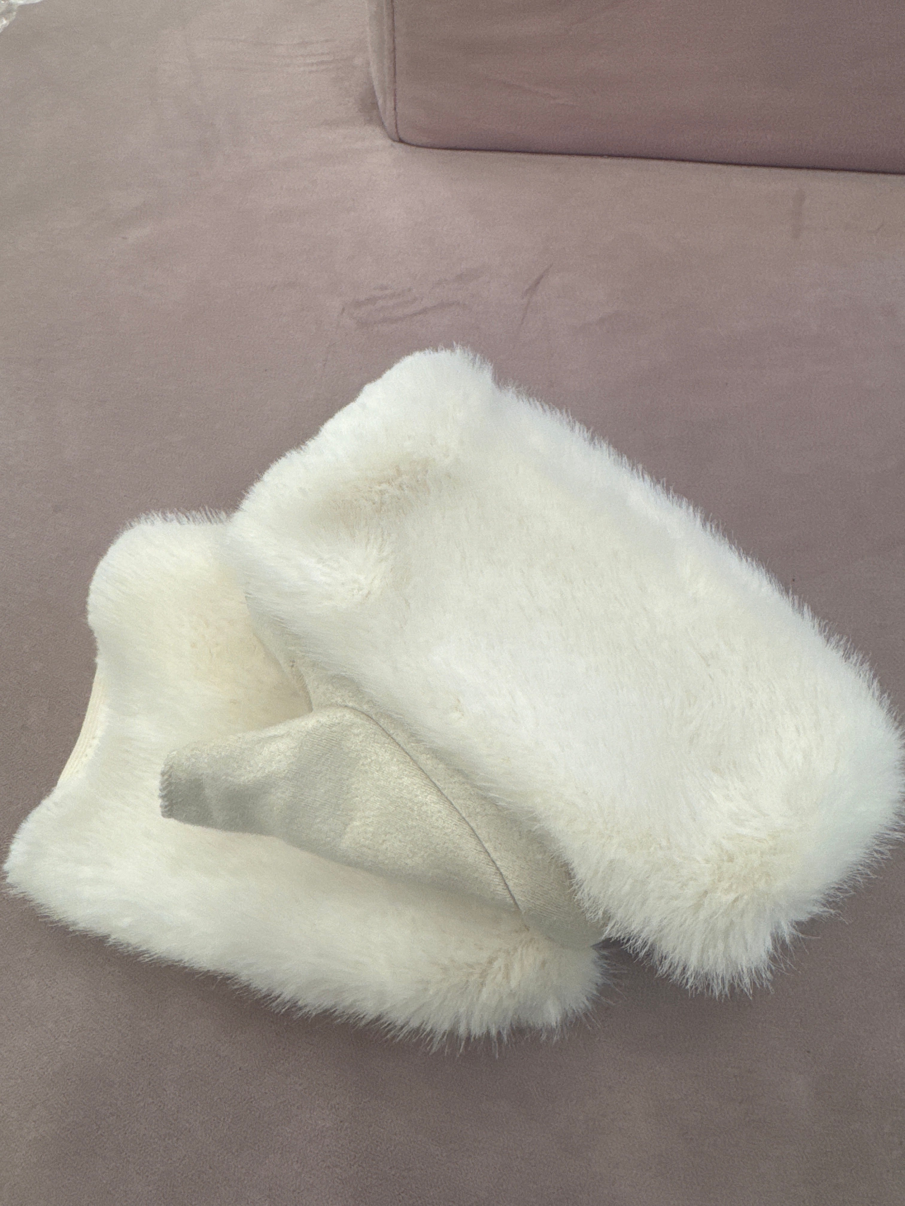 Guanti in pelliccia senza dita