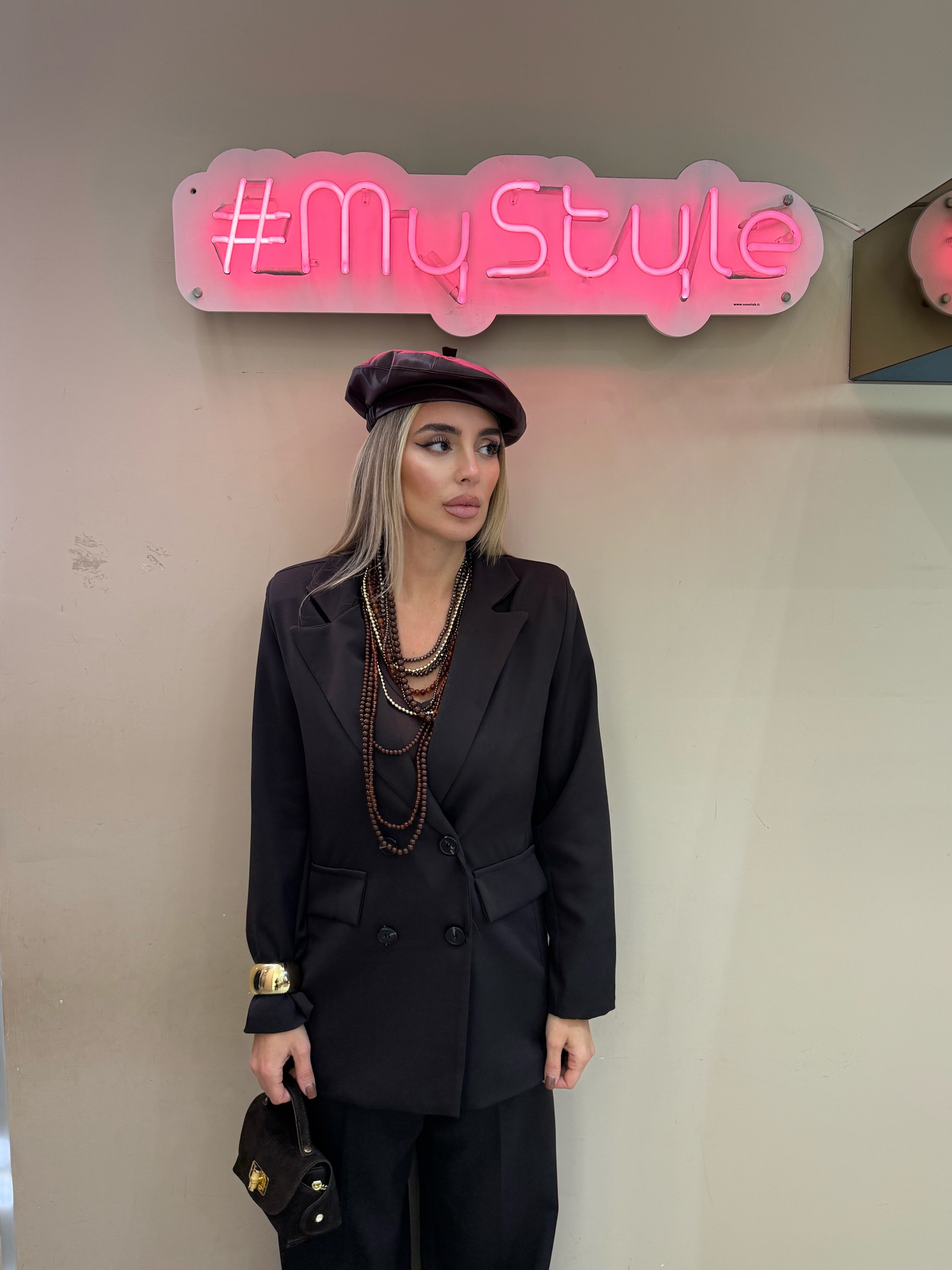 Doppia collana multi perle