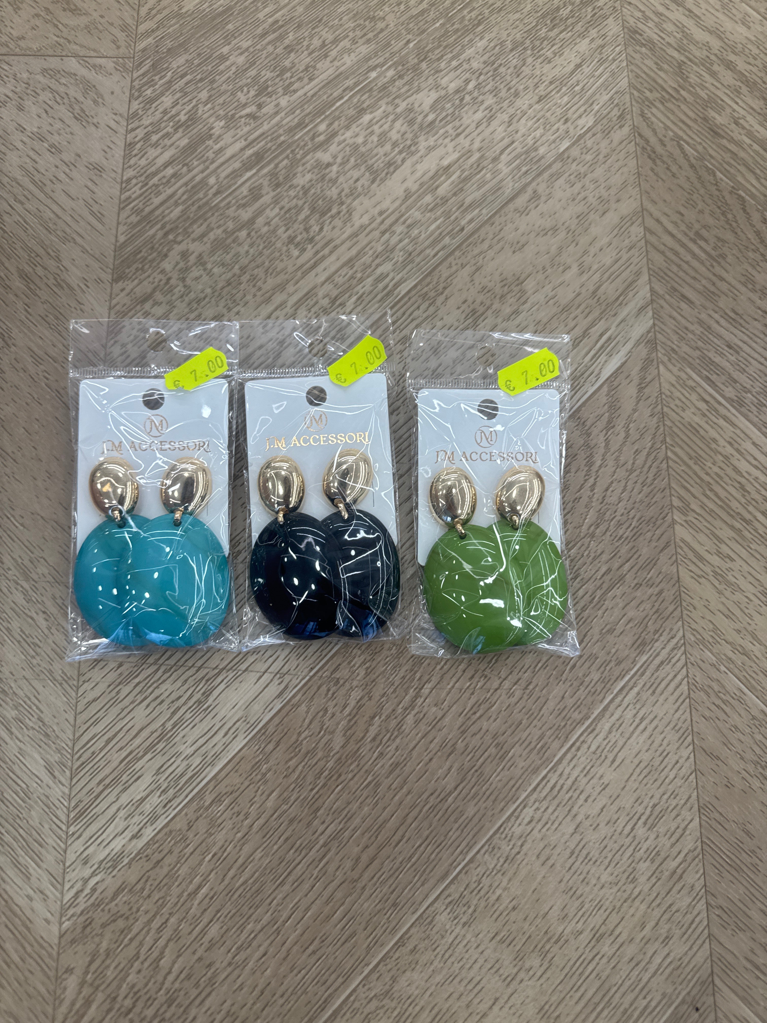 Orecchini pietra ovale