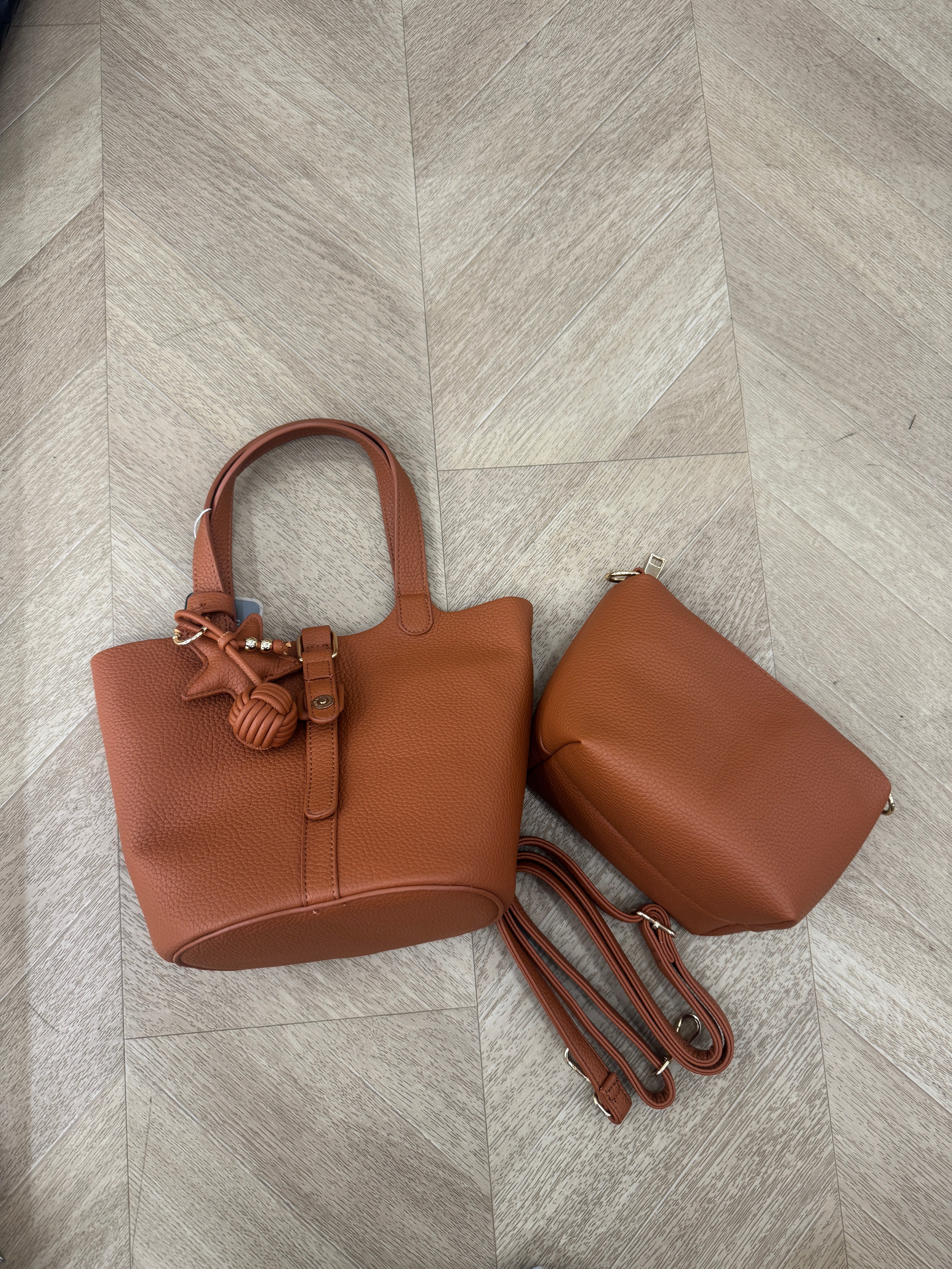 Borsa secchiello brown