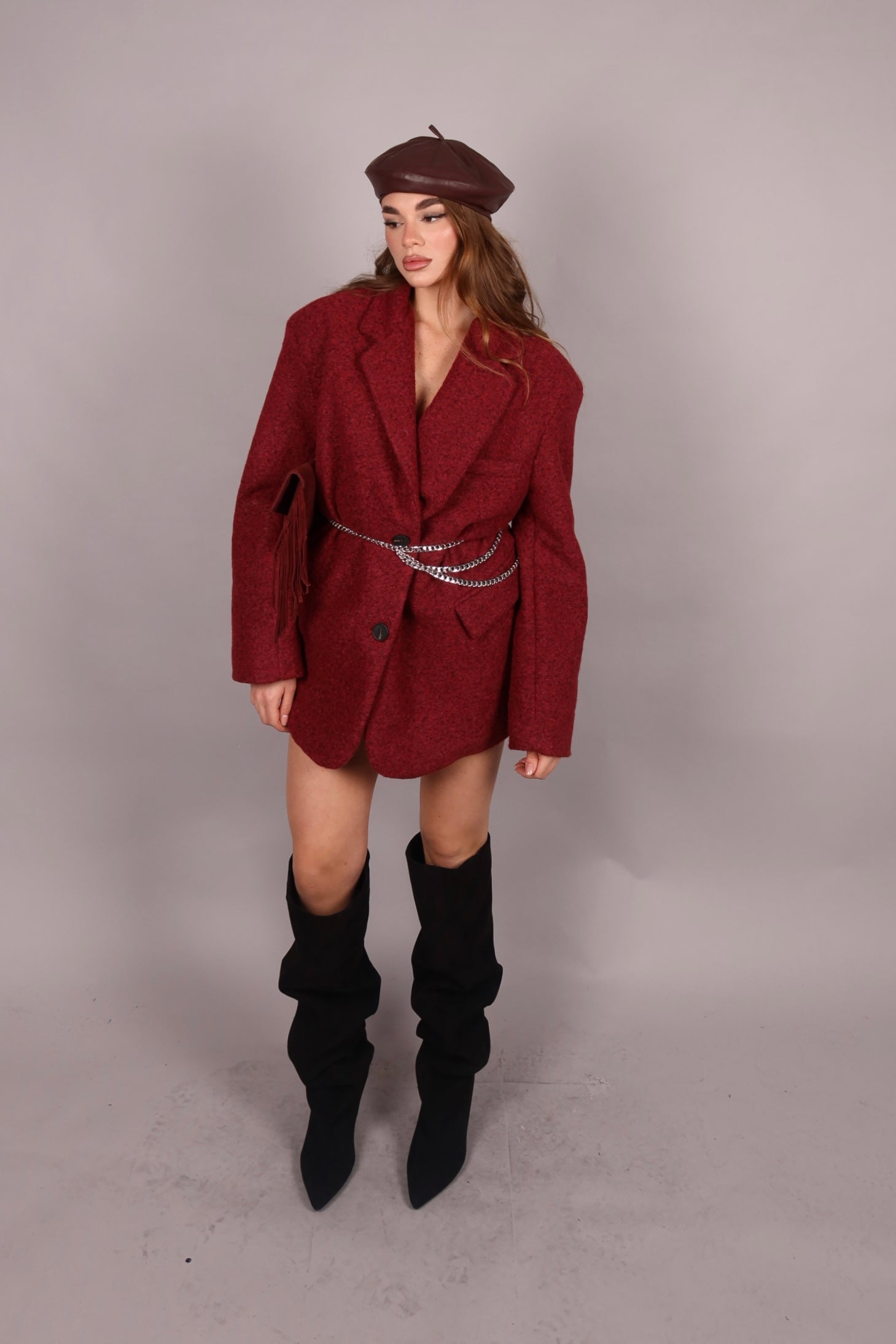 Stivale Dea nero gambale alto