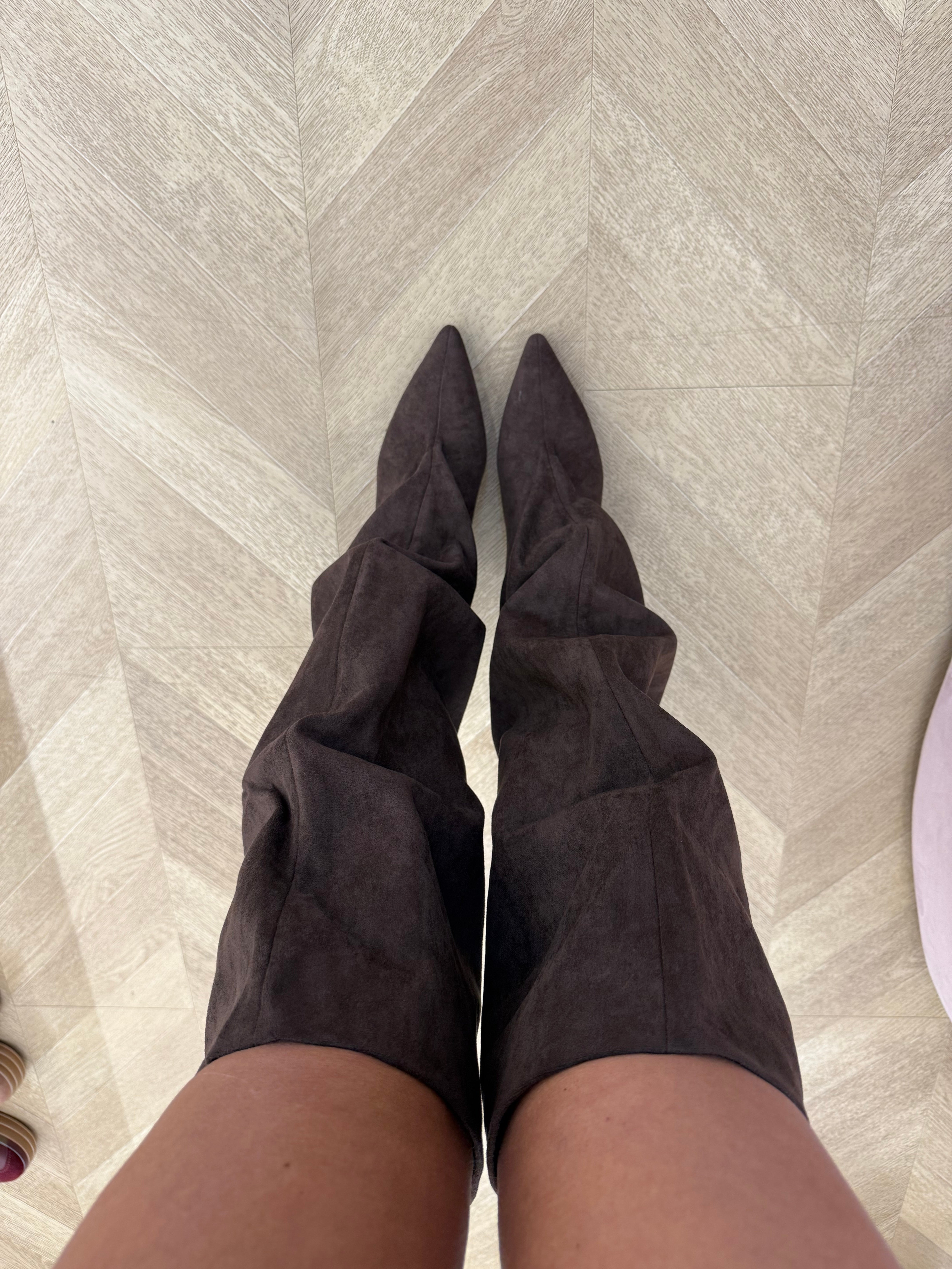 Stivale Dea brown gambale alto