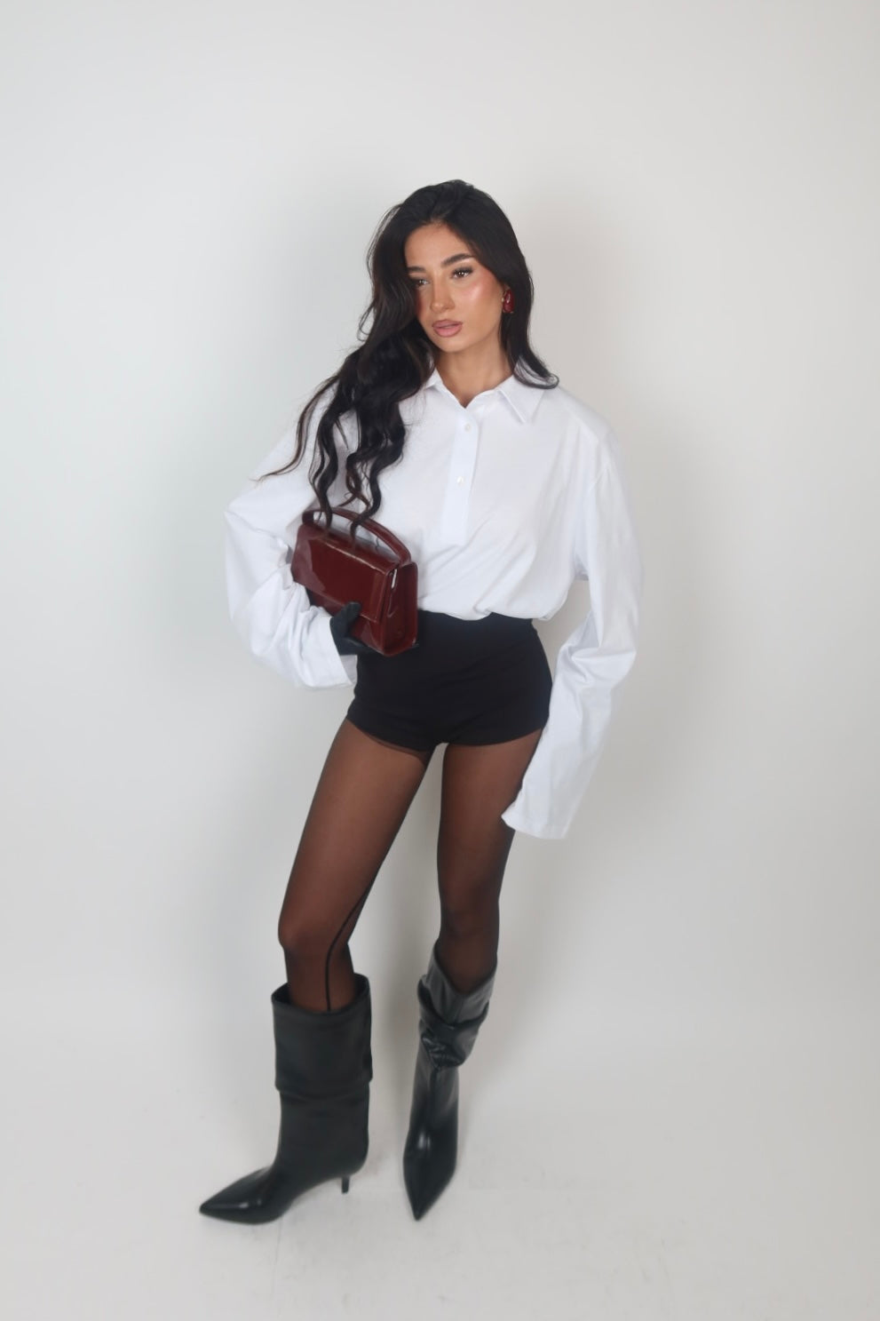 Stivale Irina arricciato