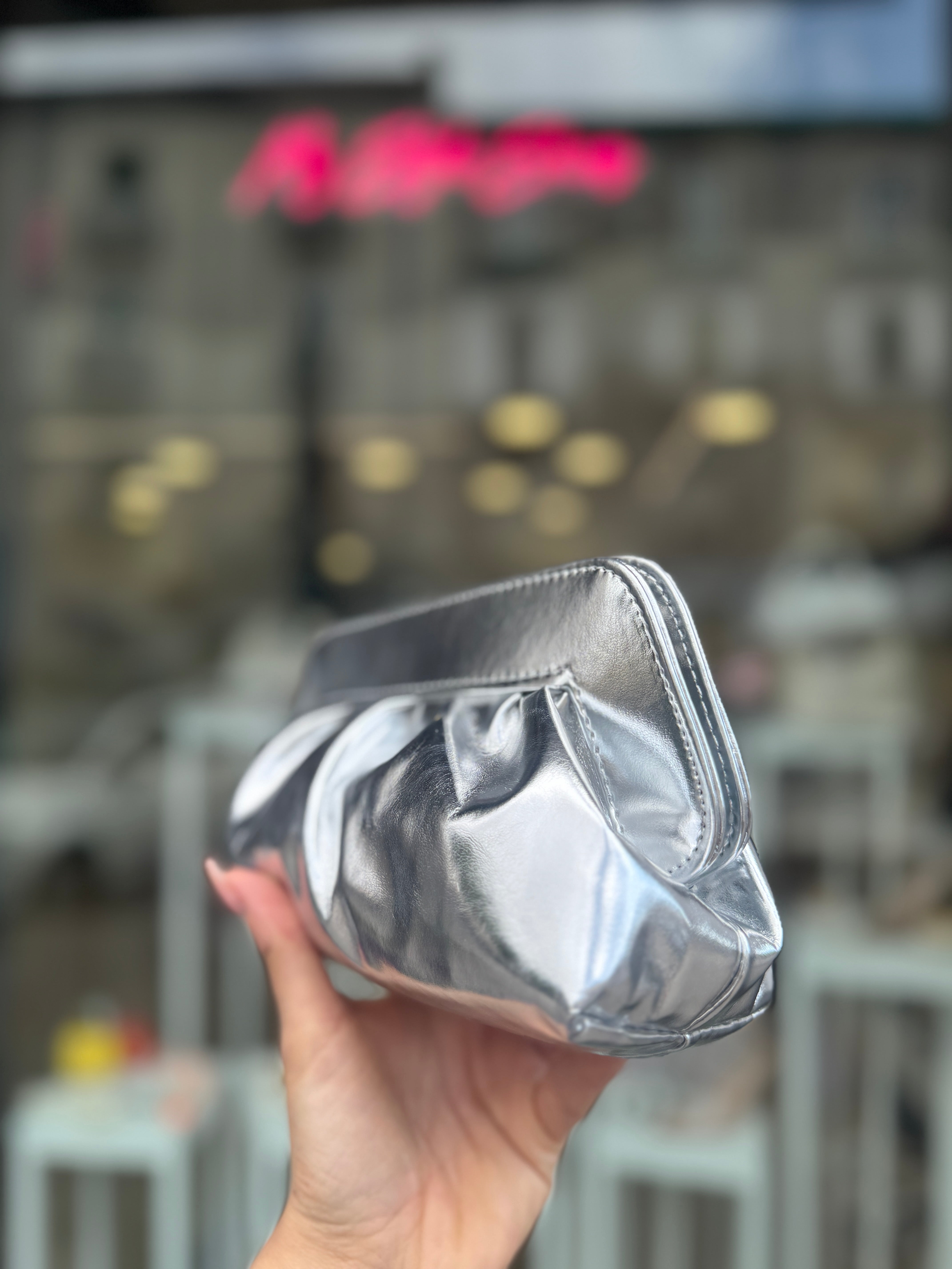 Mini pochette Rachele silver