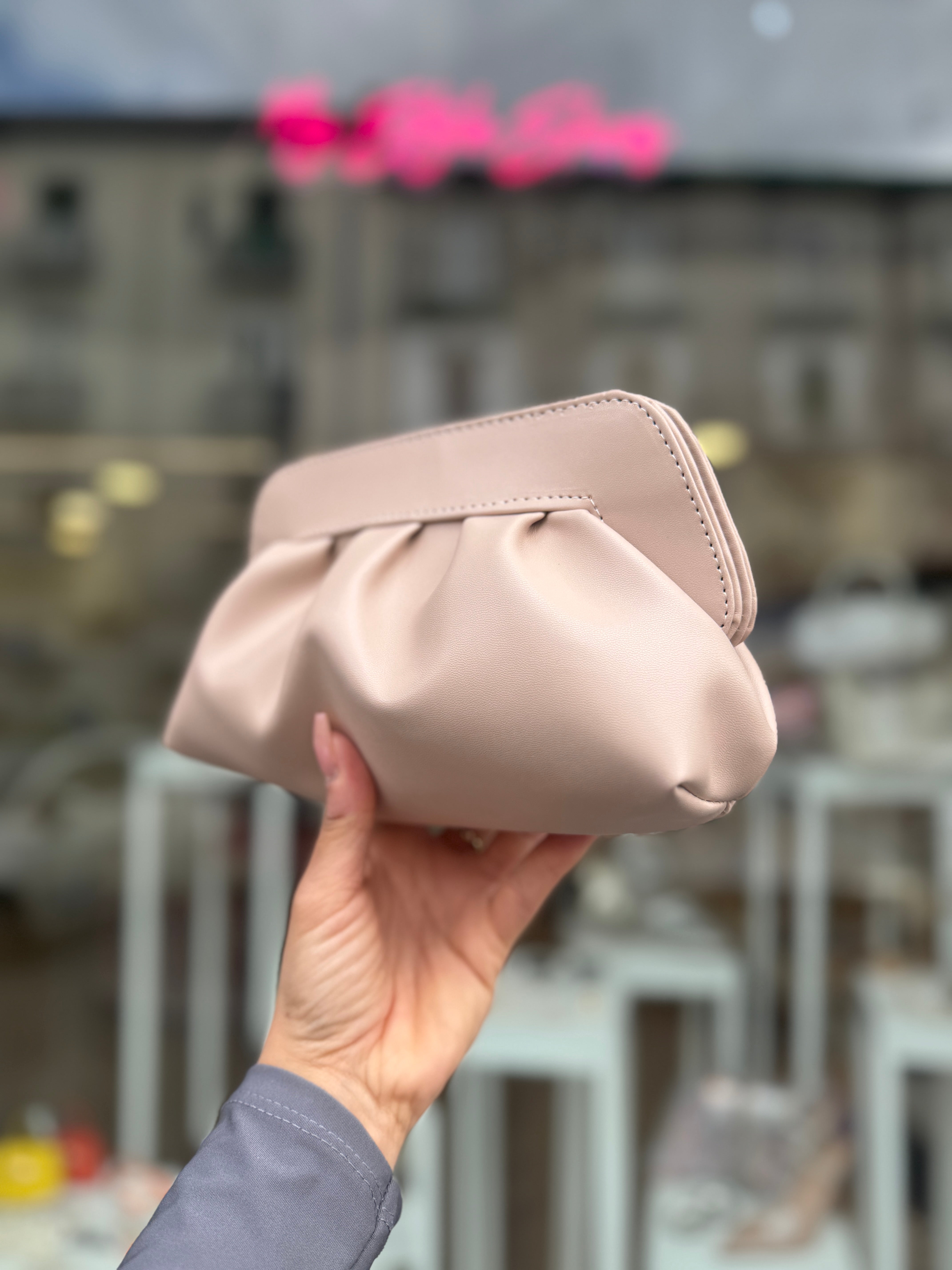 Mini pochette Rachele nude